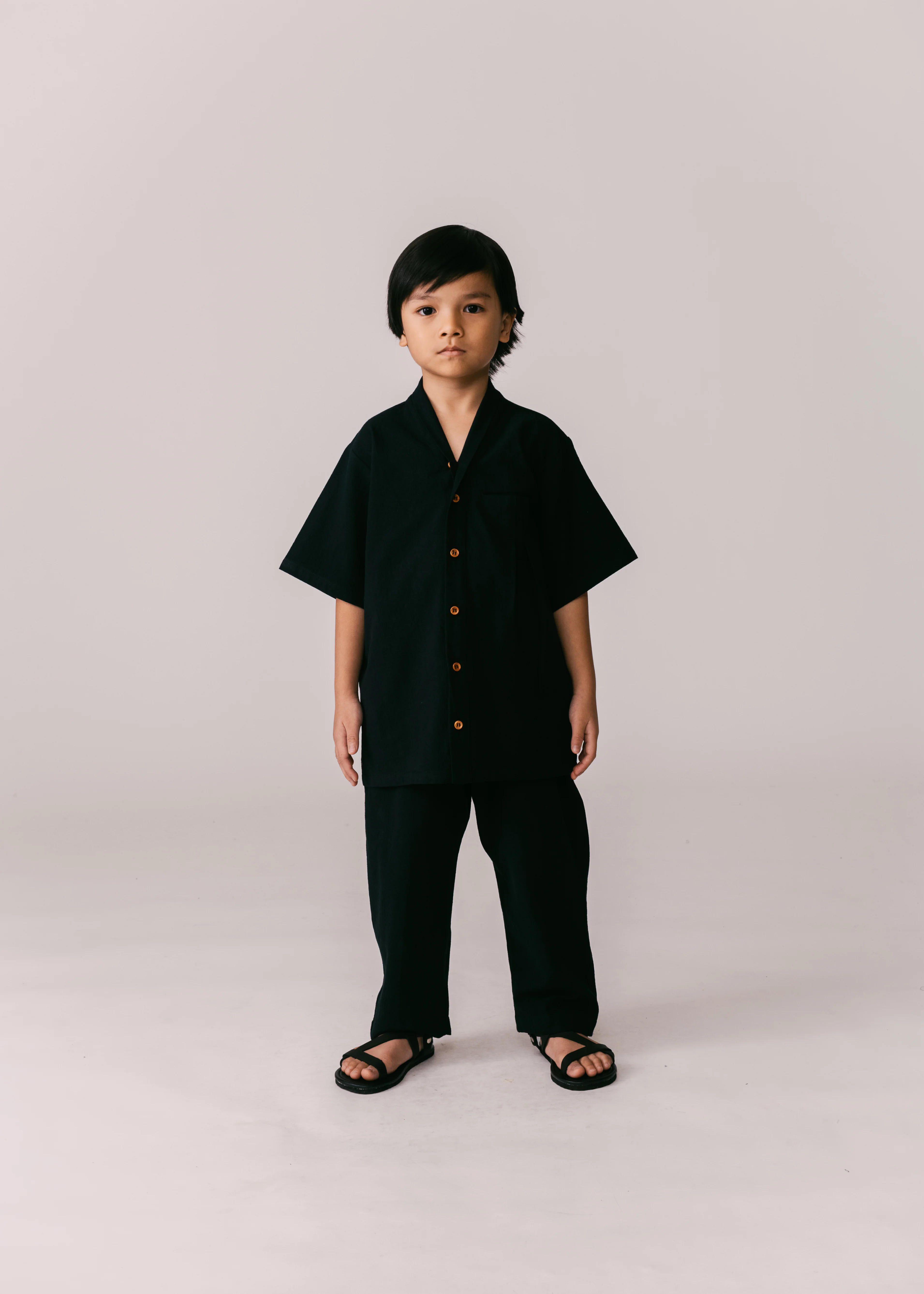 Kids: Alir Shirt (Black) - Image 2