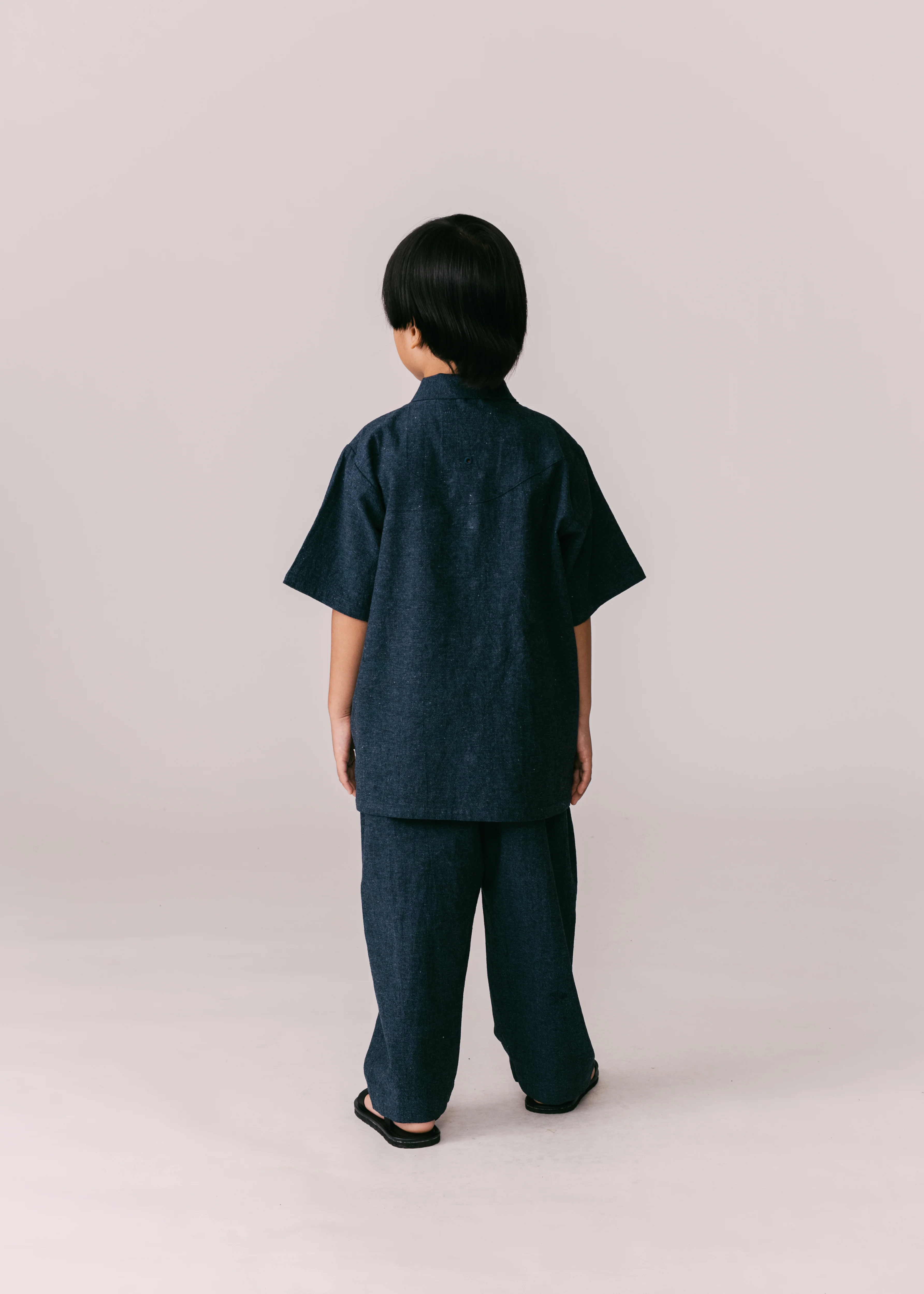 Kids: Alir Shirt (Dark Blue) - Image 5