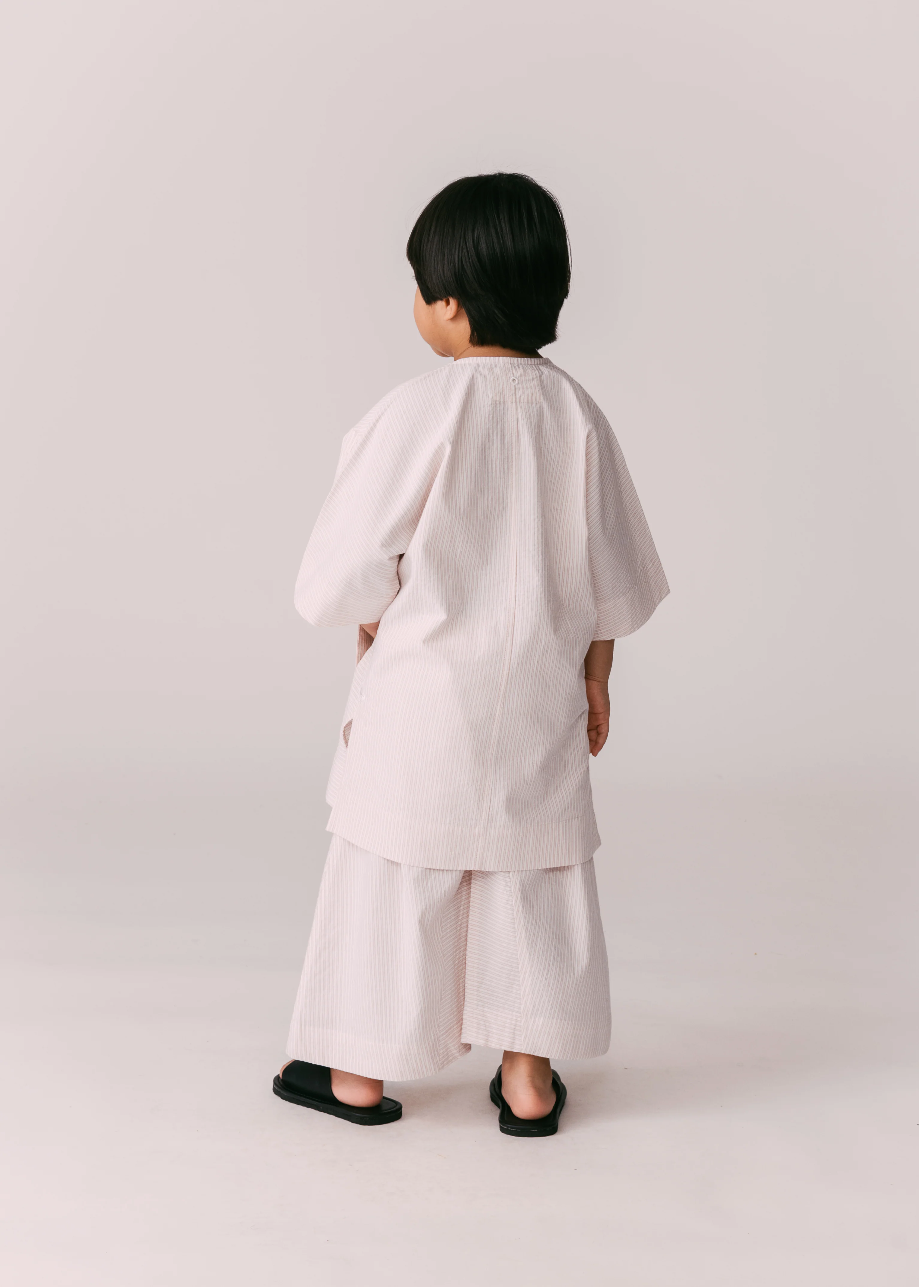Kids: Tahan Kurta (Pink Stripe) - Image 4