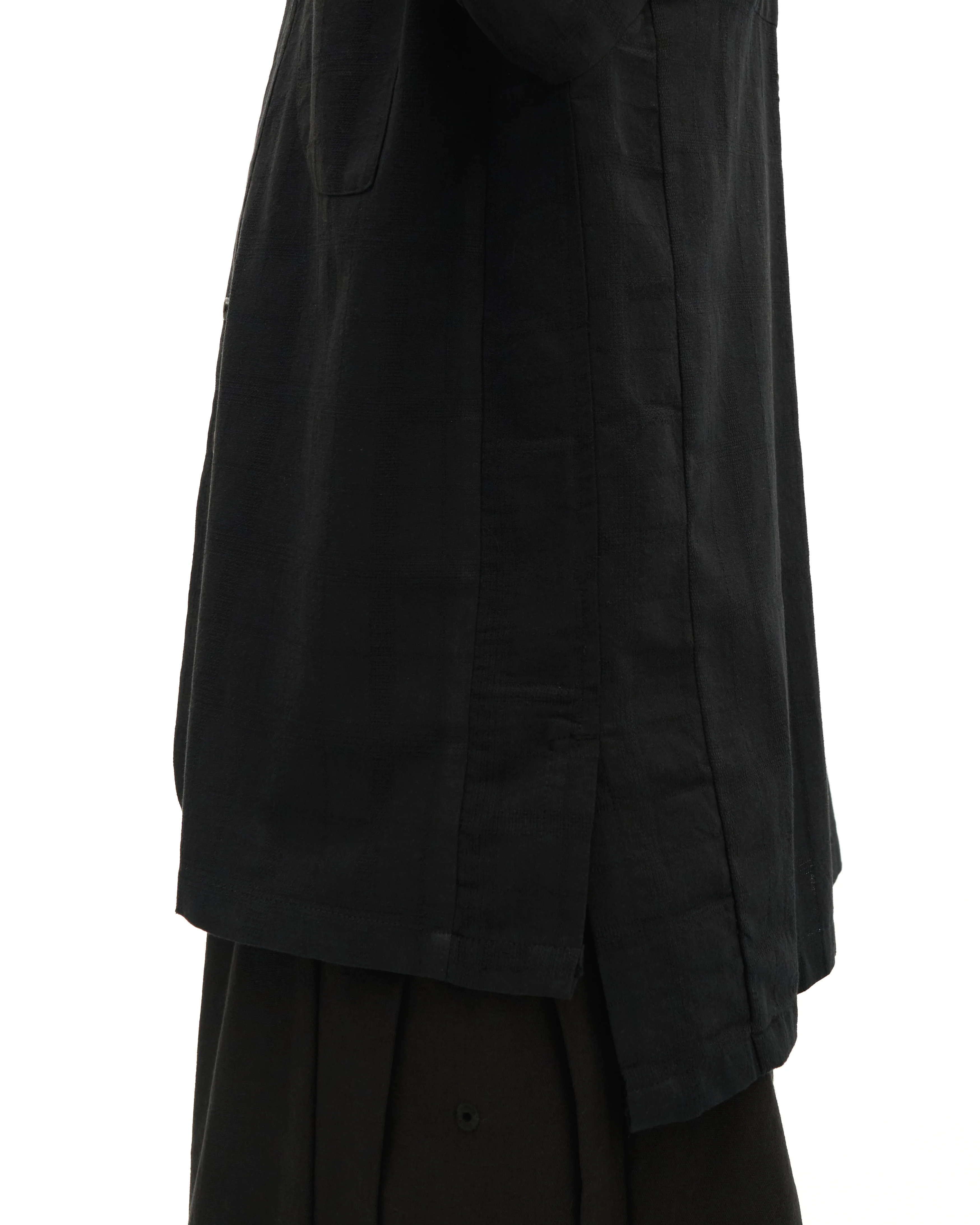 Men: Galah Buttoned Shirt (Black) - Image 7