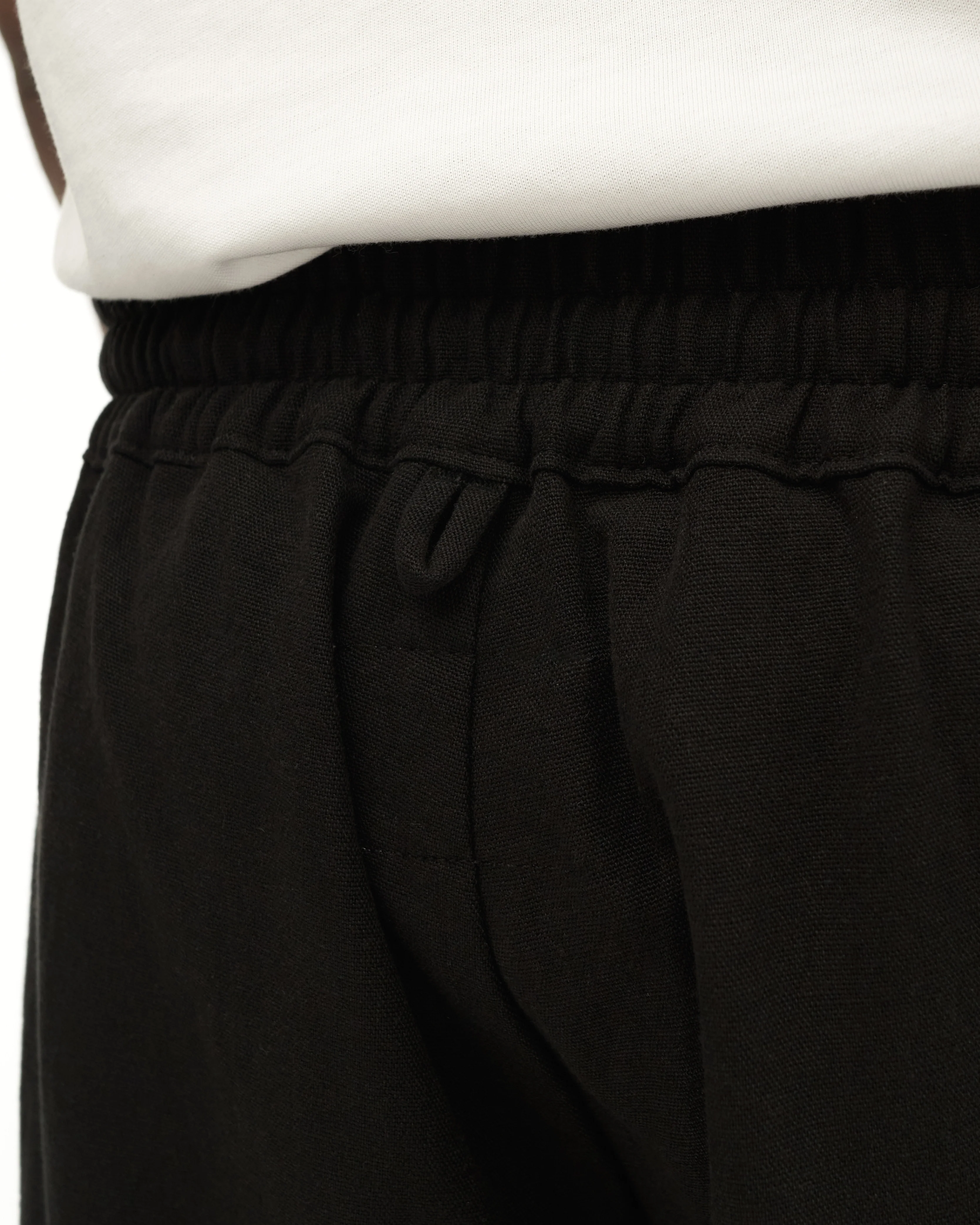 Men: Galah Wide Pants (Black) - Image 5