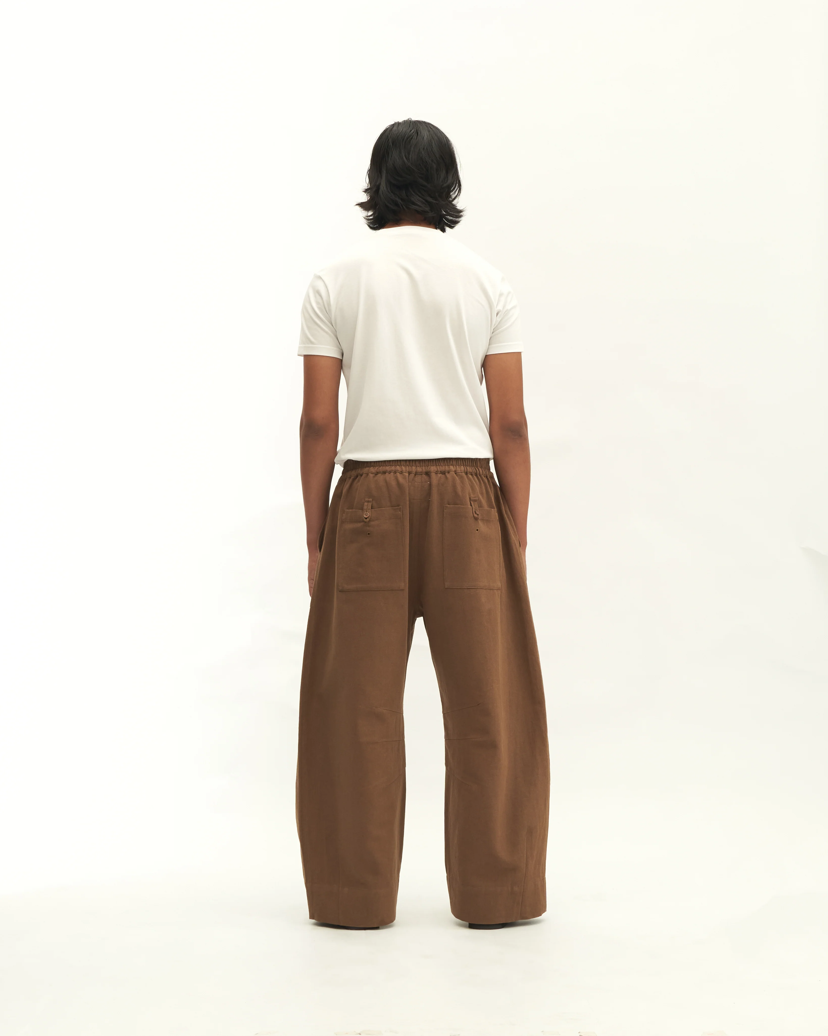 Men: Kongsi Horseshoe Pants (Dark Brown) - Image 4