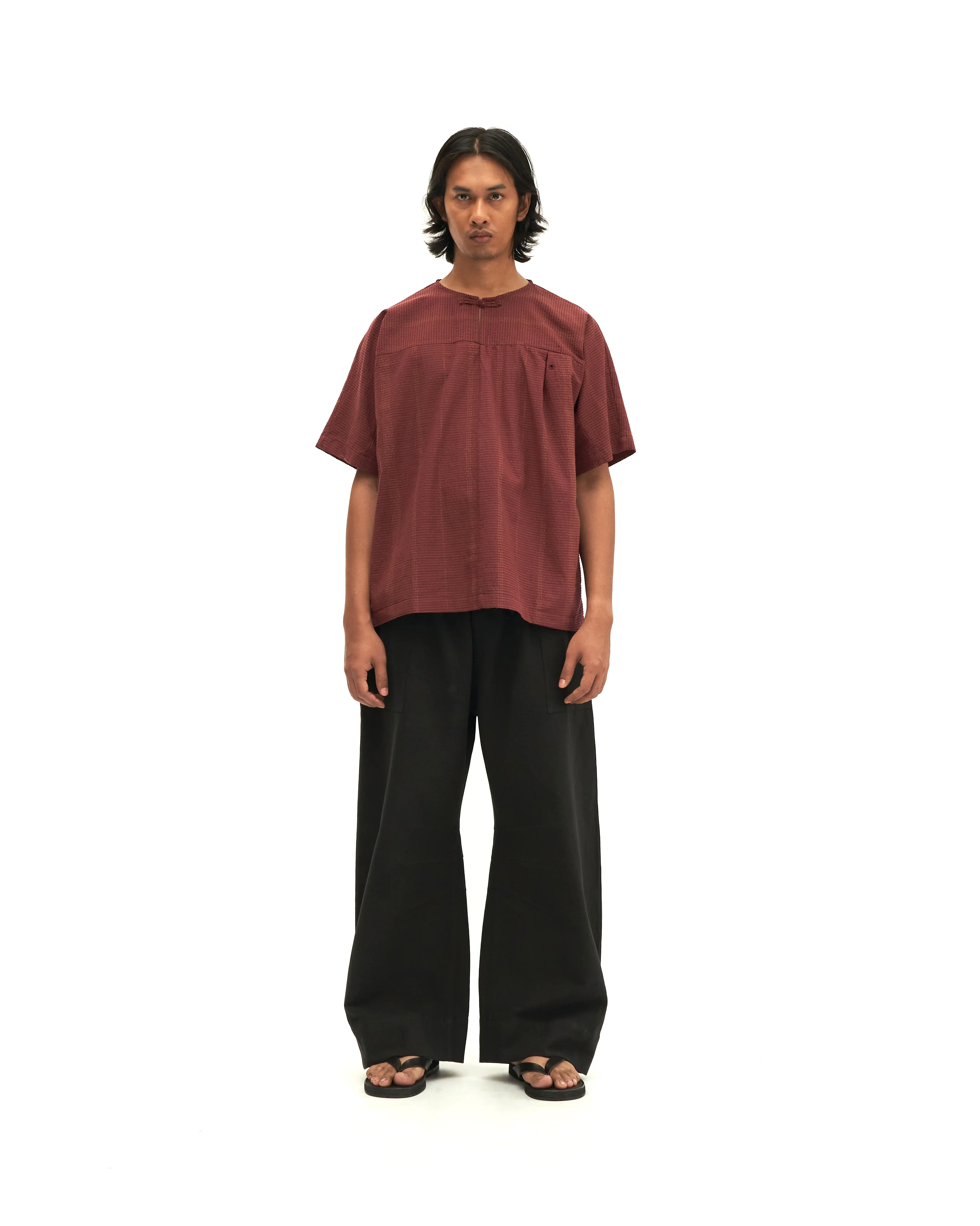 Men: Kongsi Keyhole Top (Rosewood)