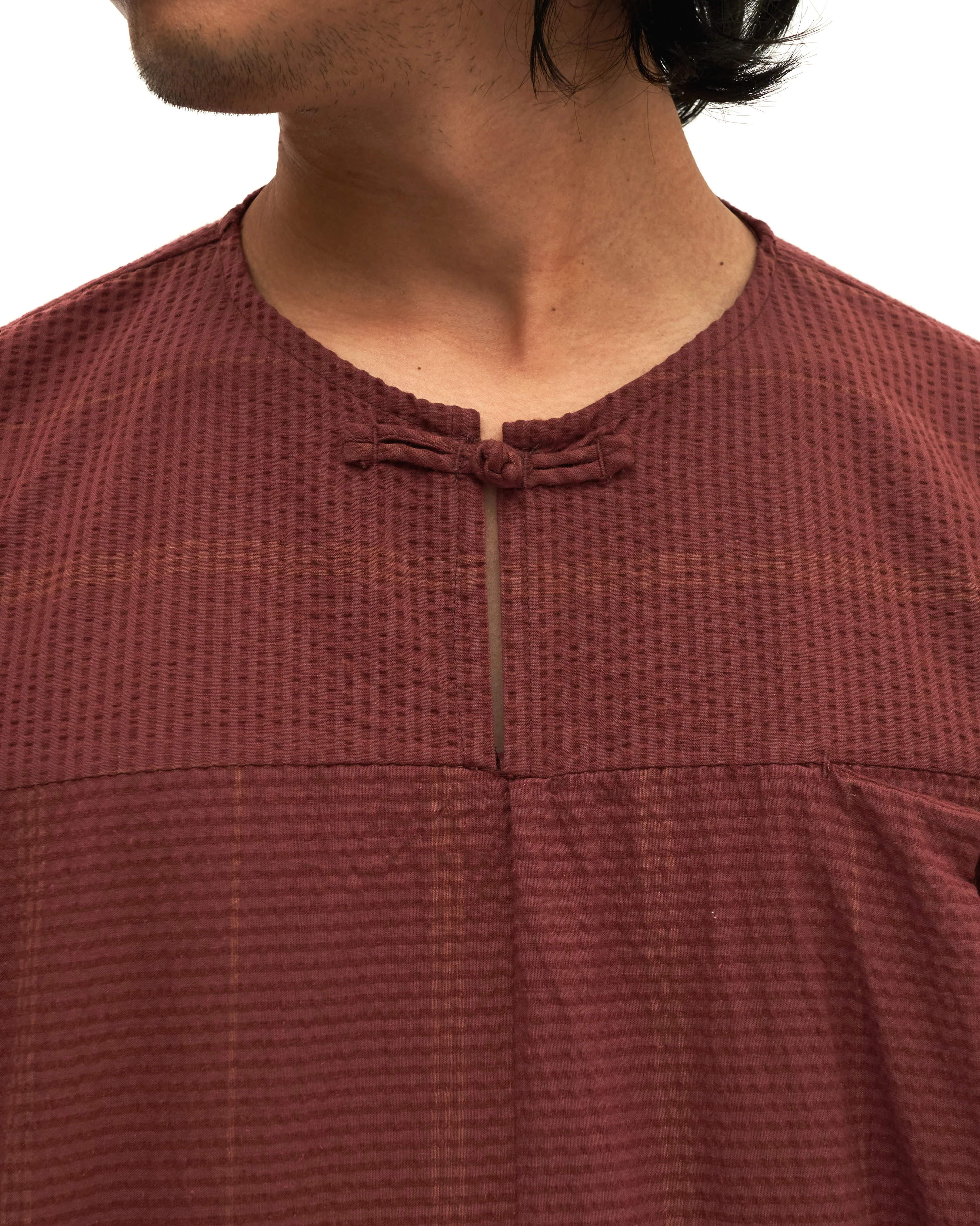 Men: Kongsi Keyhole Top (Rosewood) - Image 3
