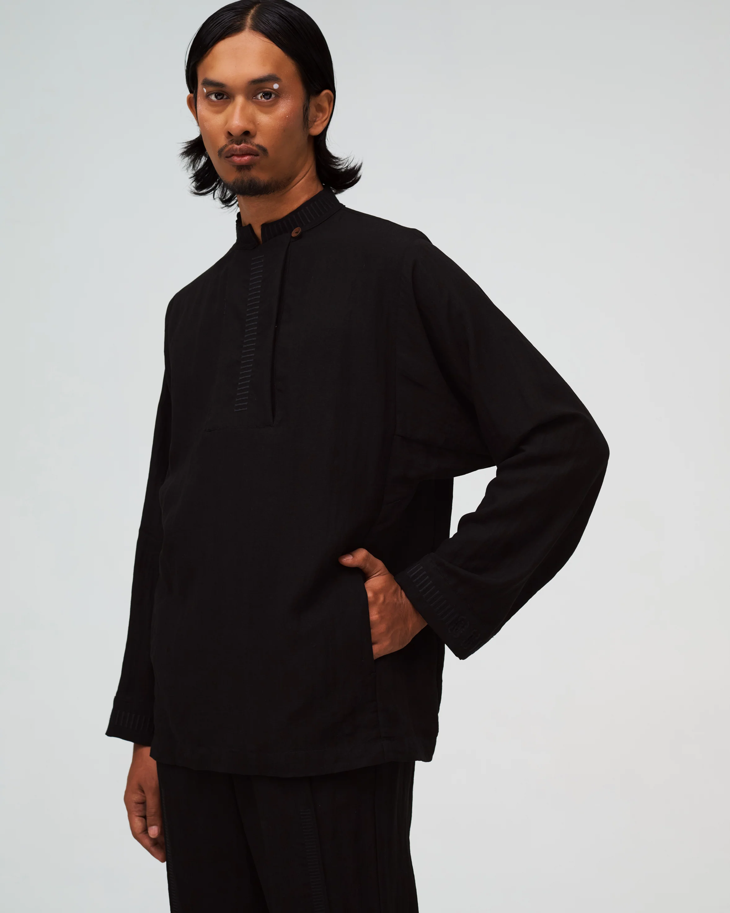 Men: Lemang Baju Melayu (Pulut Hitam) - Image 2