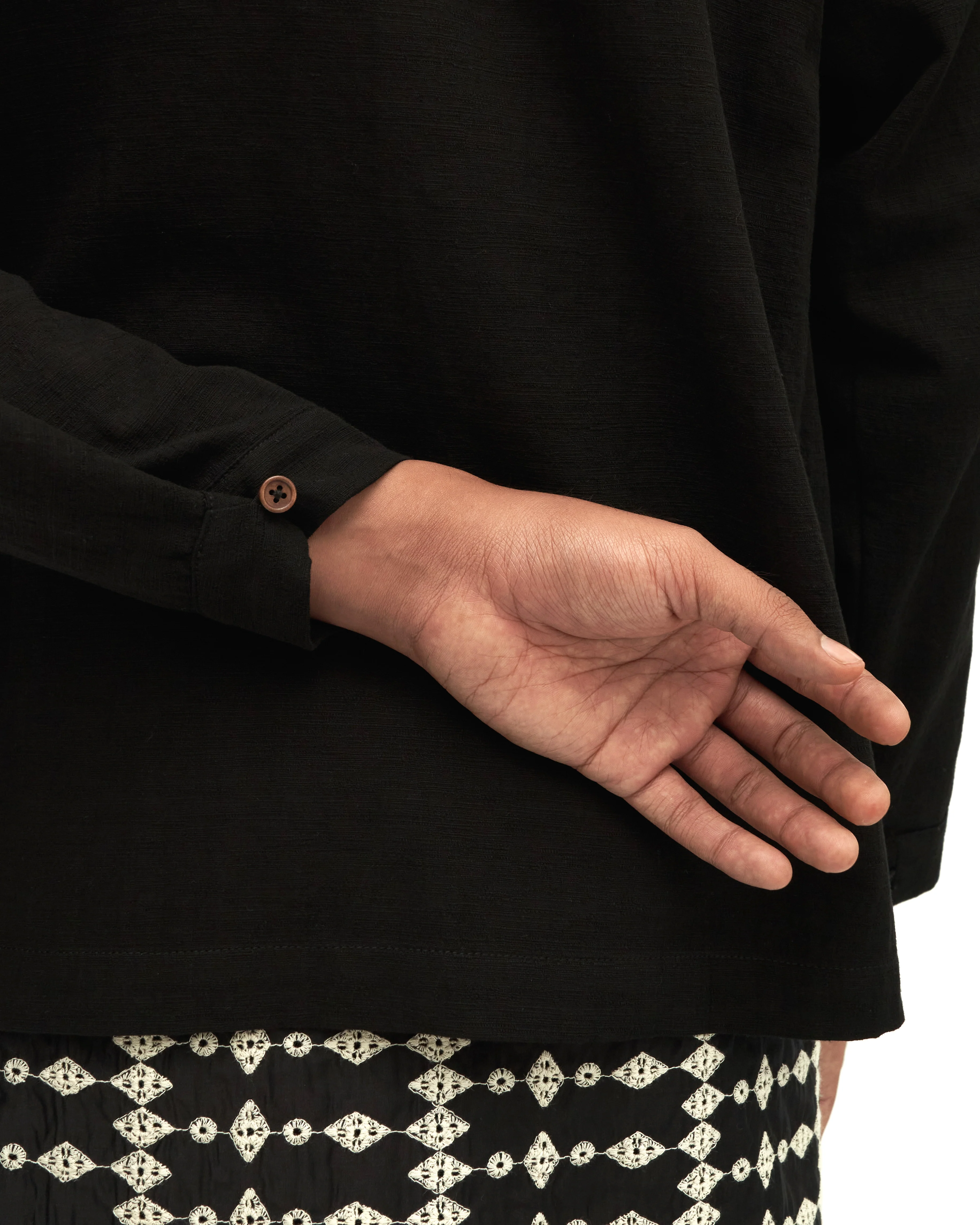 Men: Mao Baju Melayu (Black) - Image 6