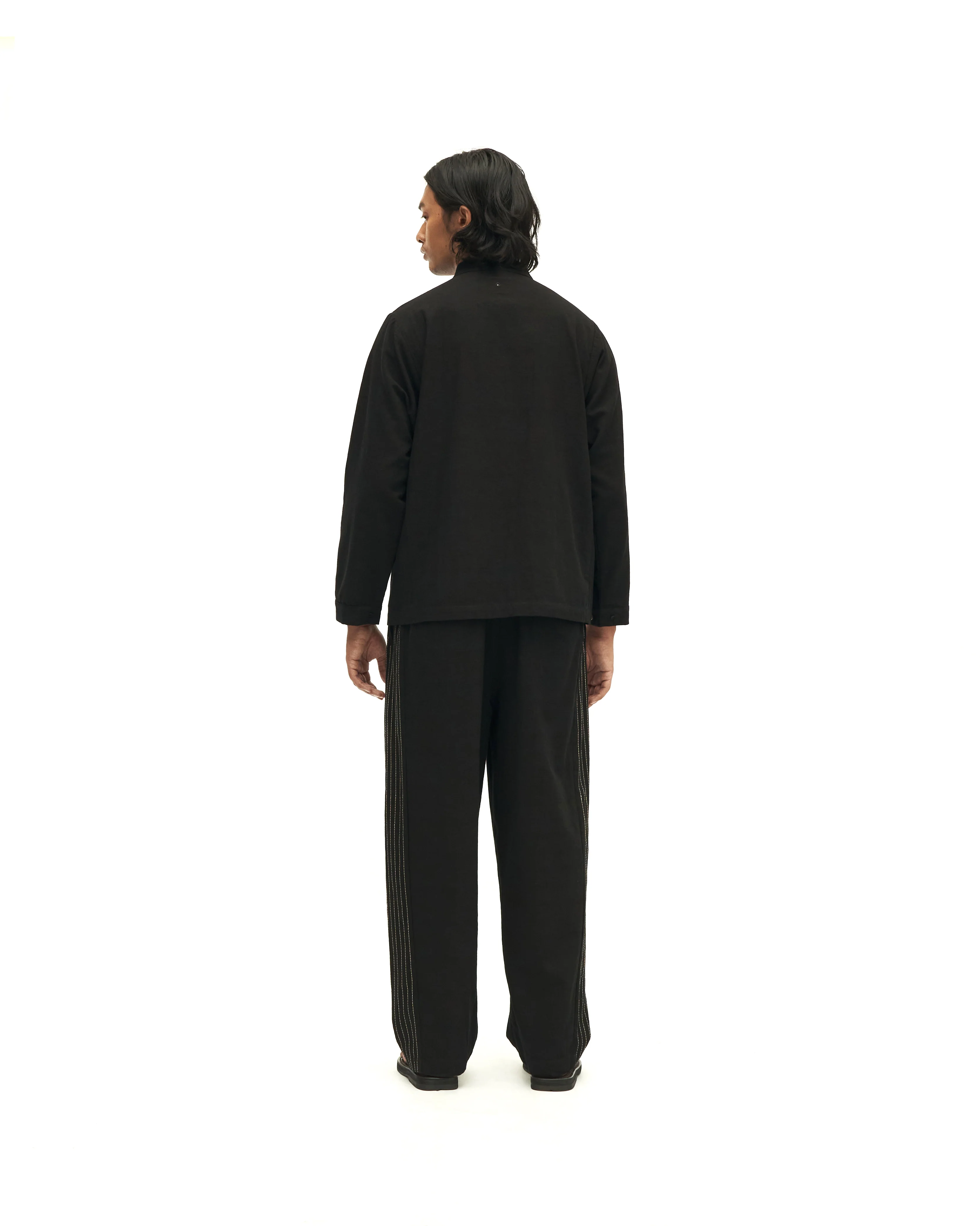 Men: Mao Baju Melayu (Black) - Image 7