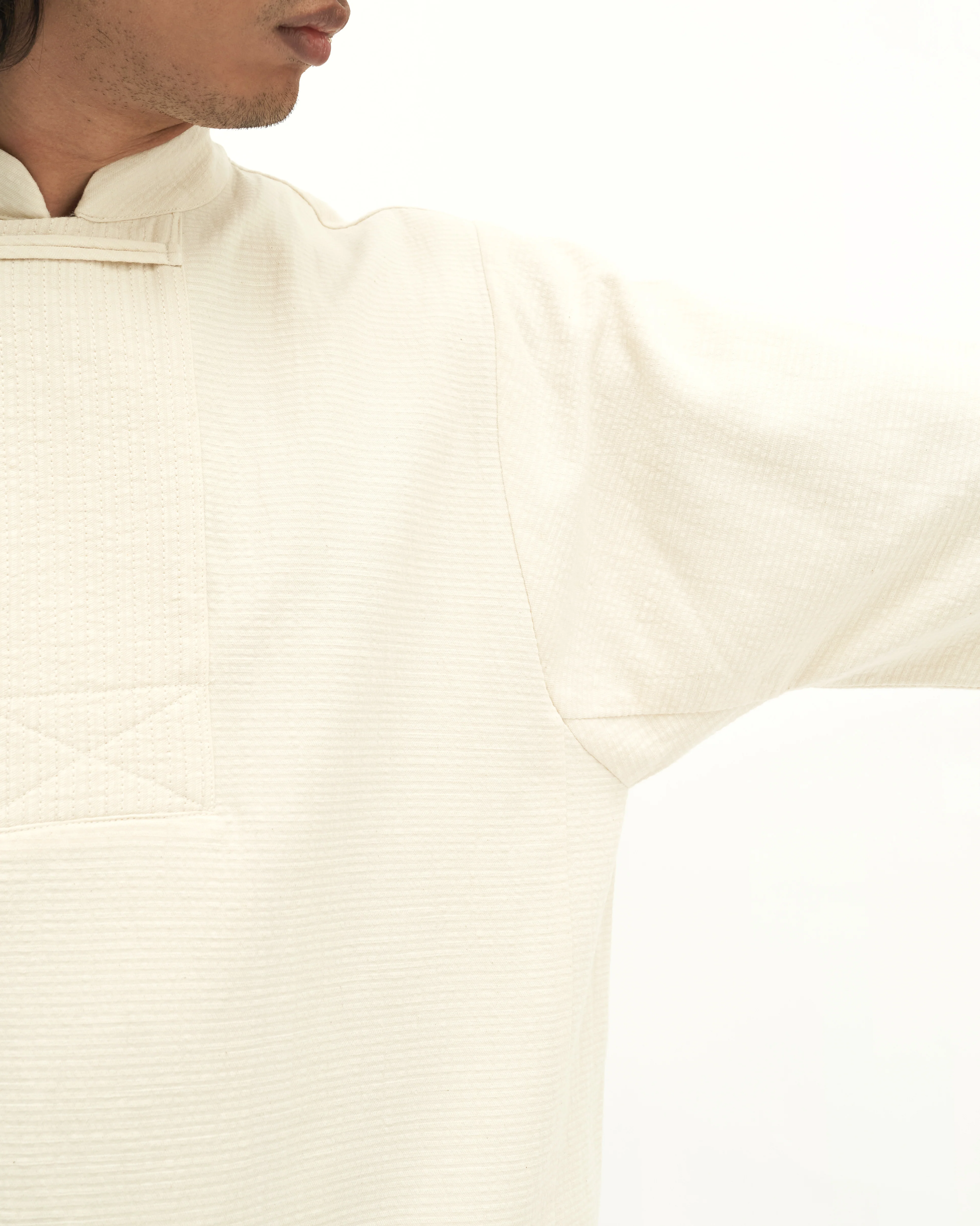 Men: Mao Baju Melayu (Sand) - Image 3