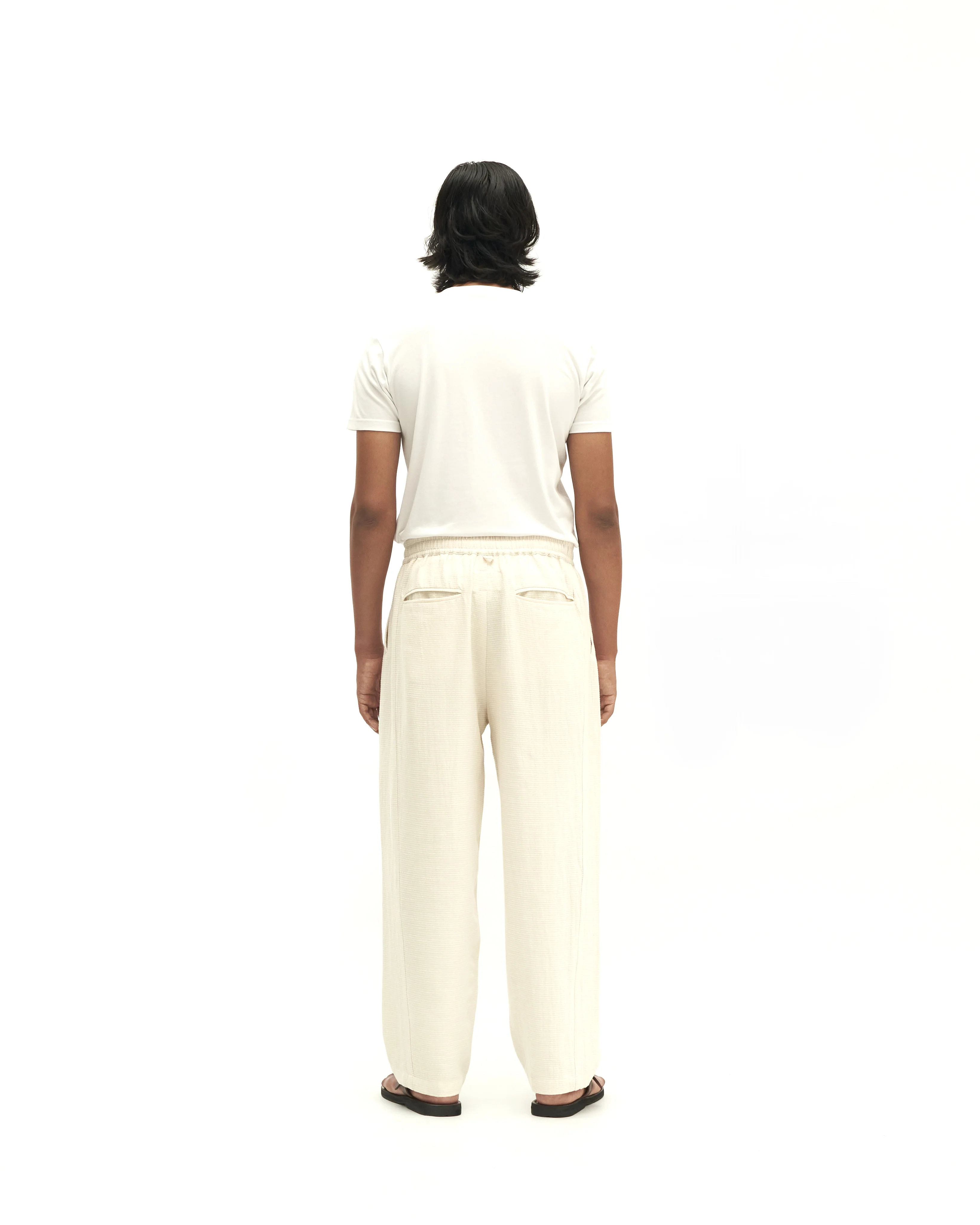 Men: Mao Straight Pants (Sand) - Image 5
