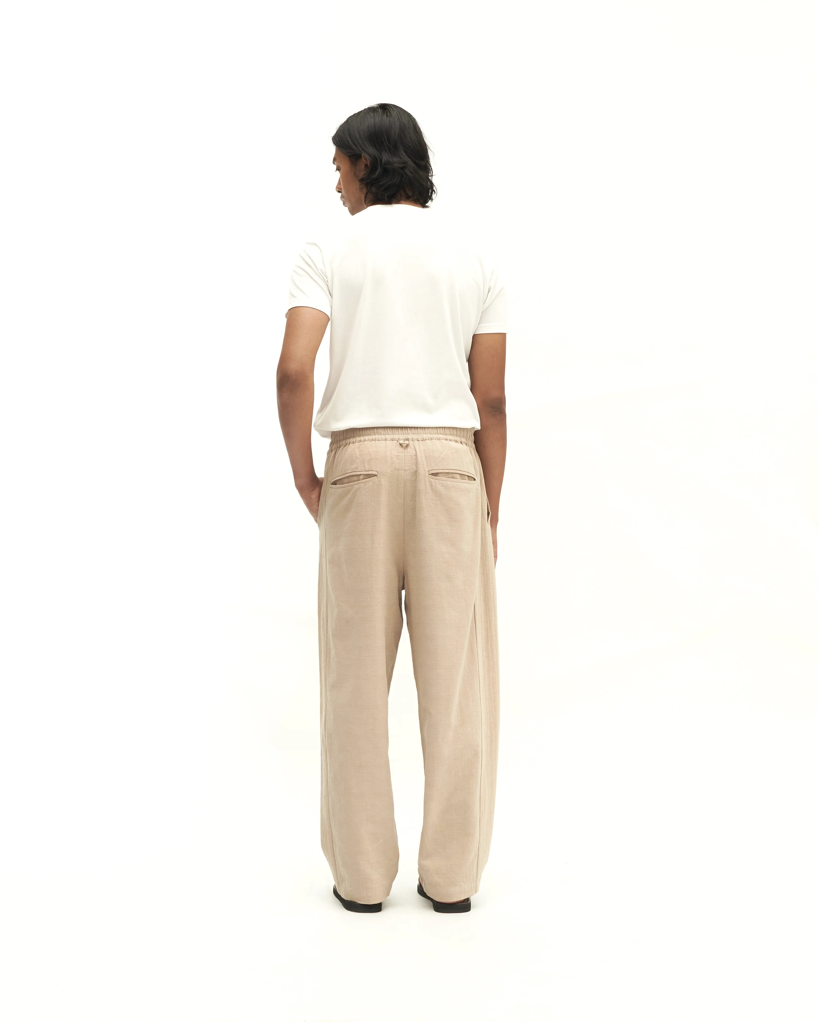 Men: Mao Straight Pants (Stone Grey) - Image 7