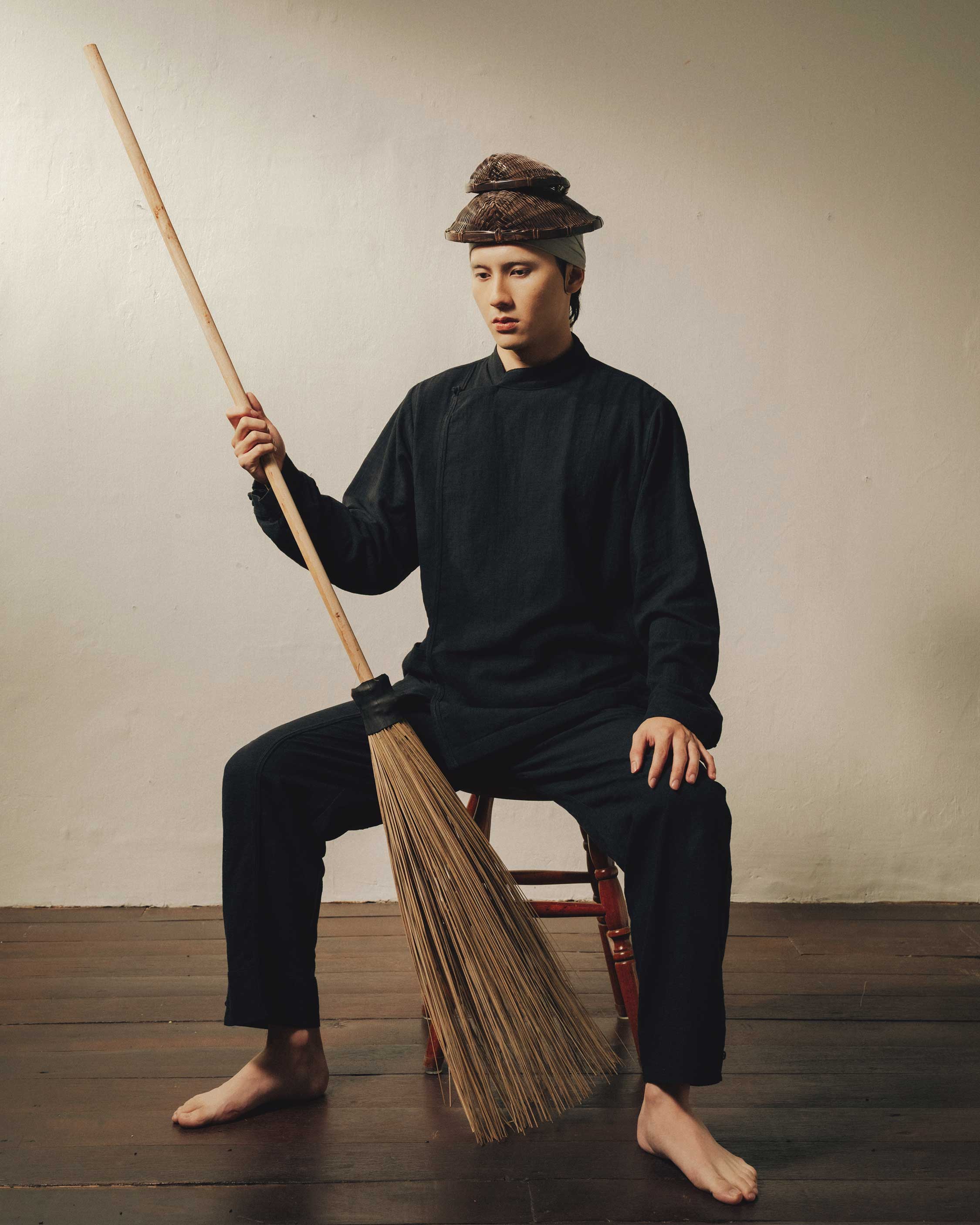 Men: Pulut Straight Pants (Pulut Hitam) - Image 10
