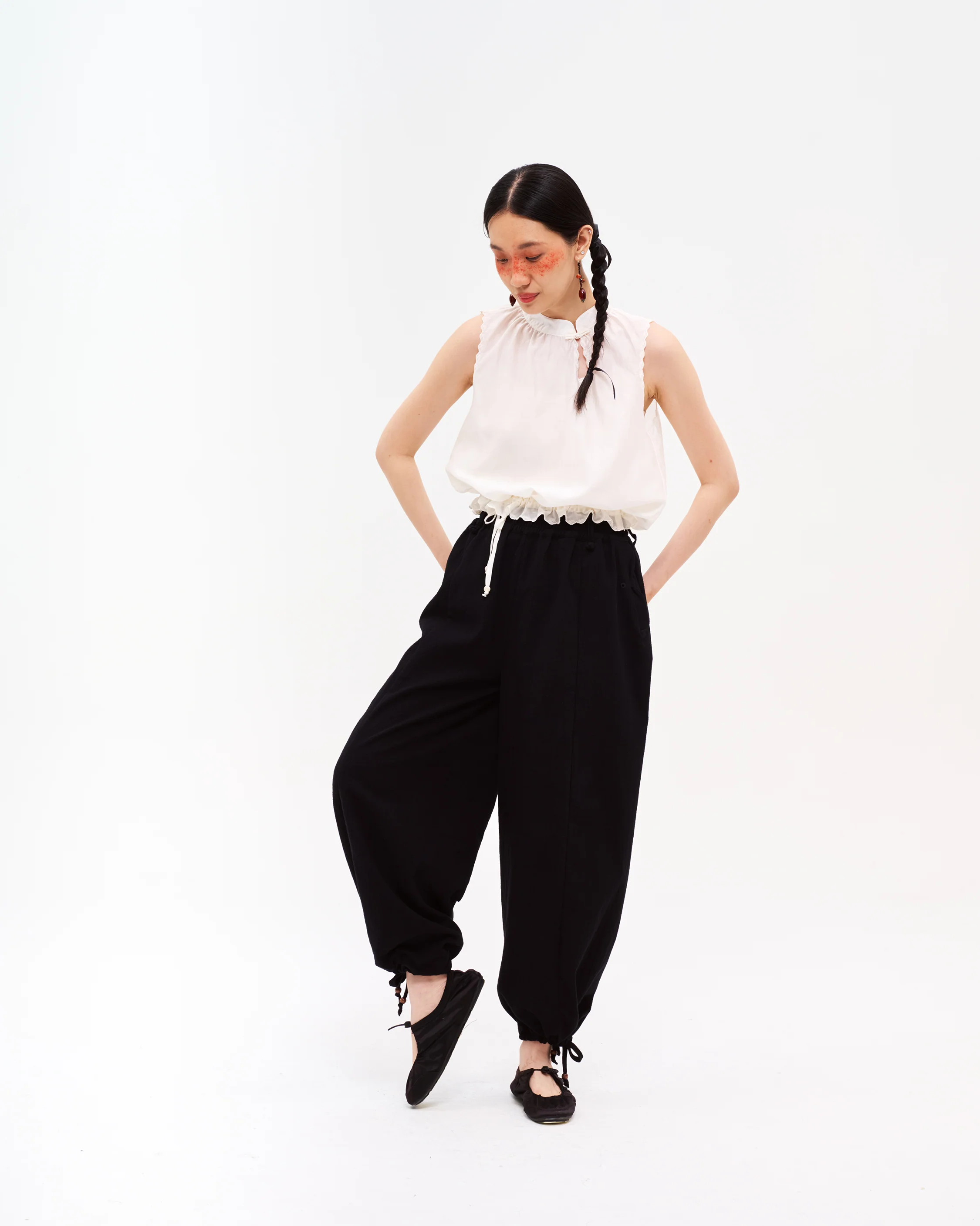 Men: Tart Wide Pants (Charcoal) - Image 11