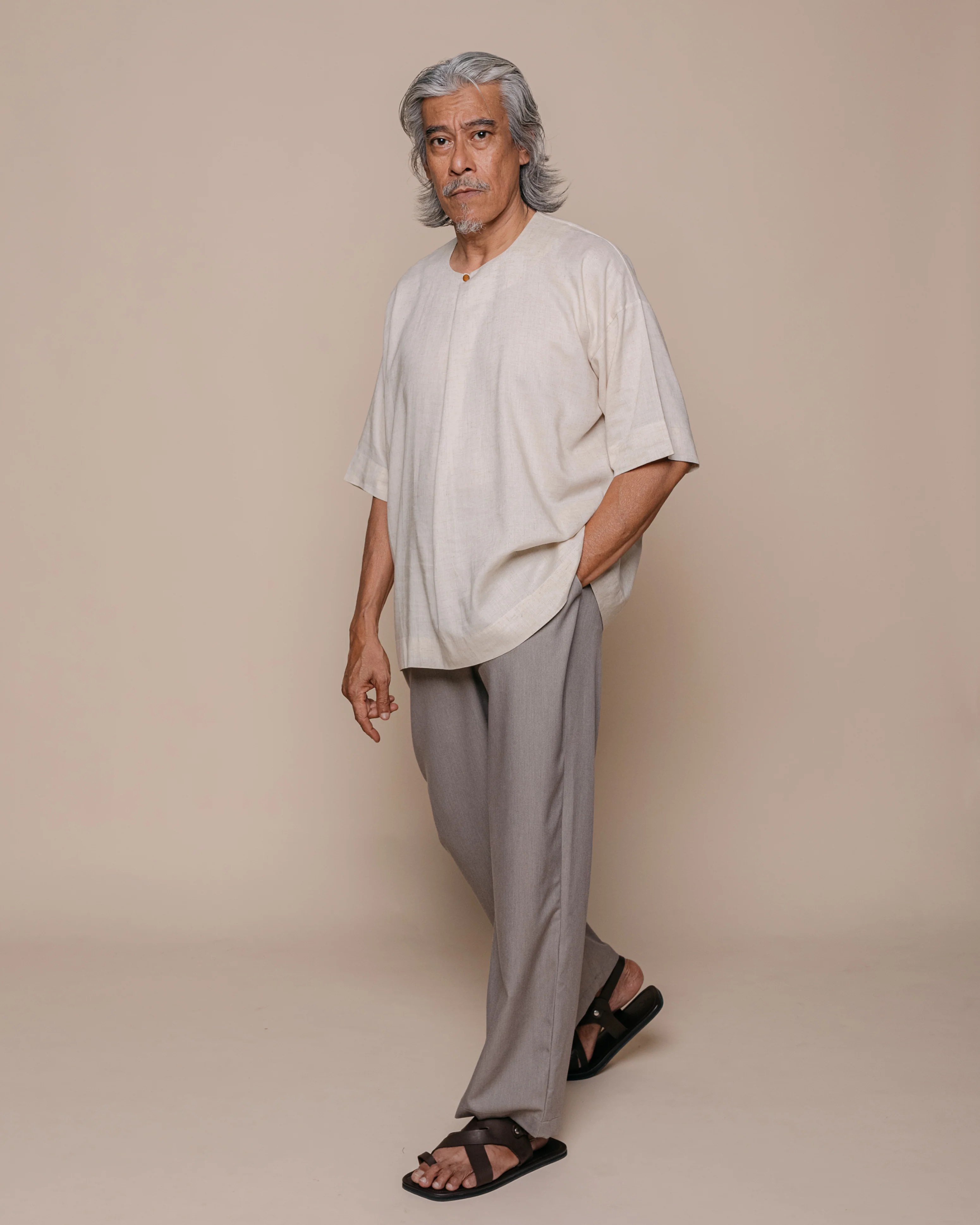 Unisex: Tenang Straight Pants (Rust) - Image 8