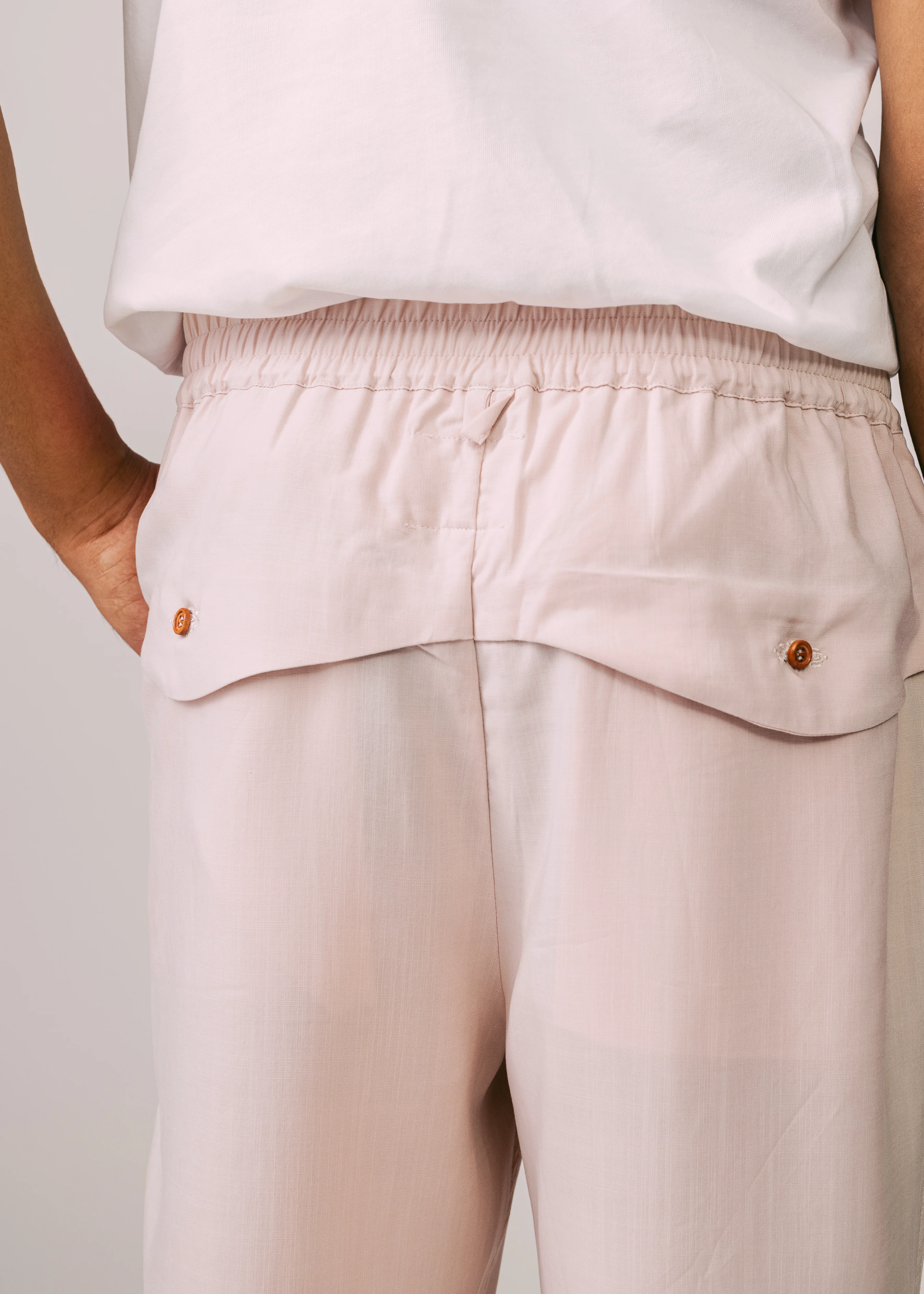 Men: Terus Straight Pants (Blush) - Image 3