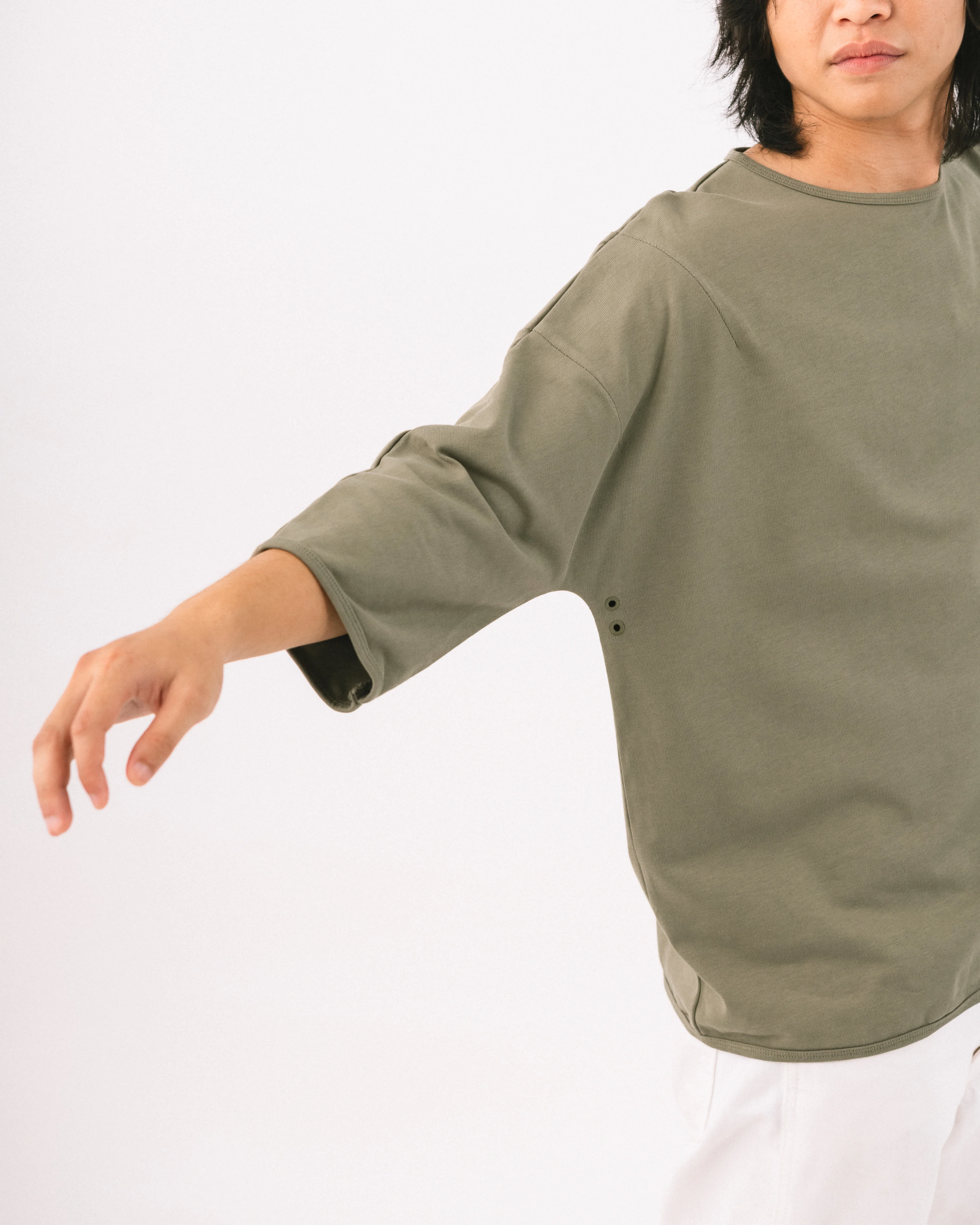 Unisex: Olive T (Long Sleeve) - Image 5