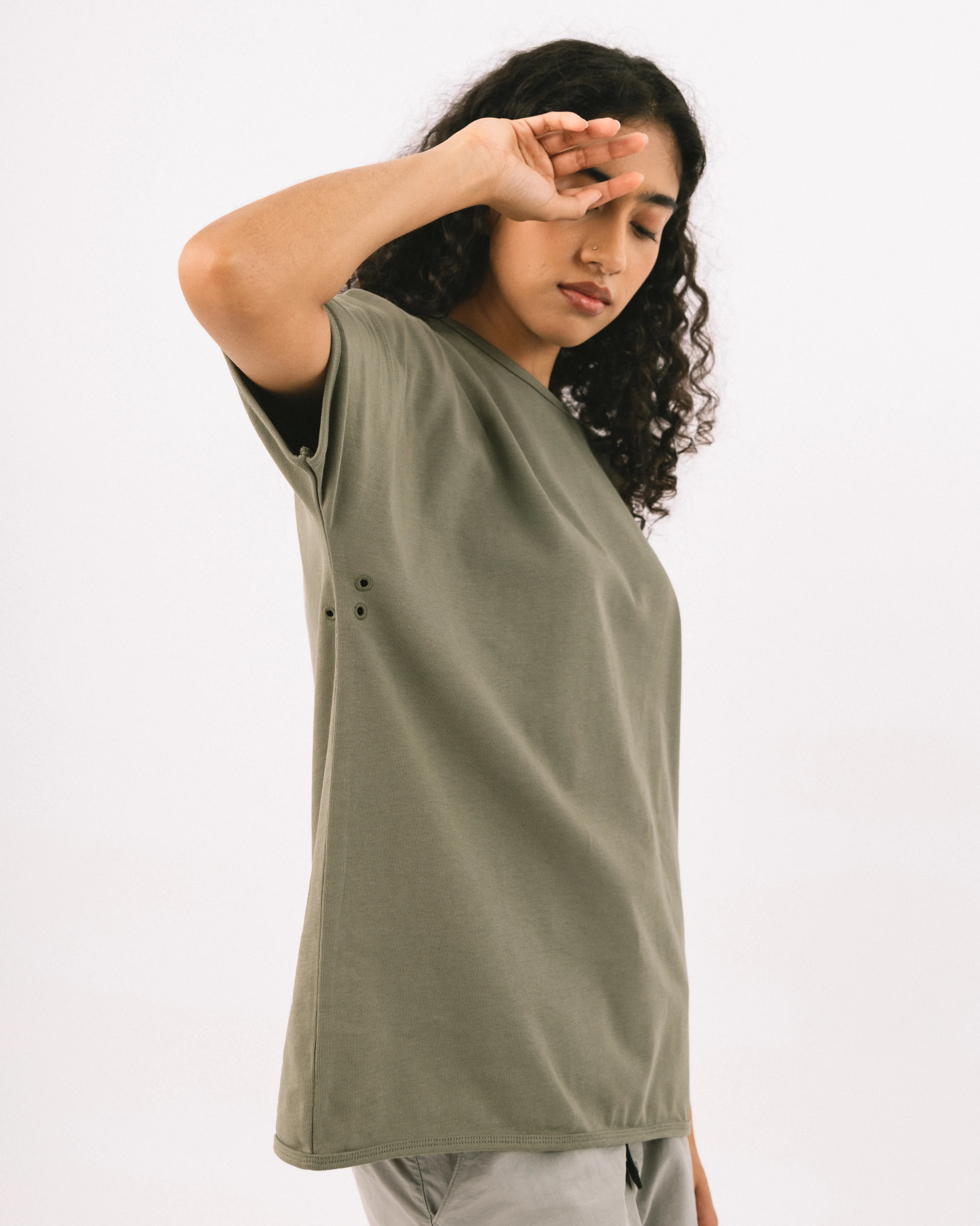 Unisex: Olive T (Short Sleeve) - Image 4