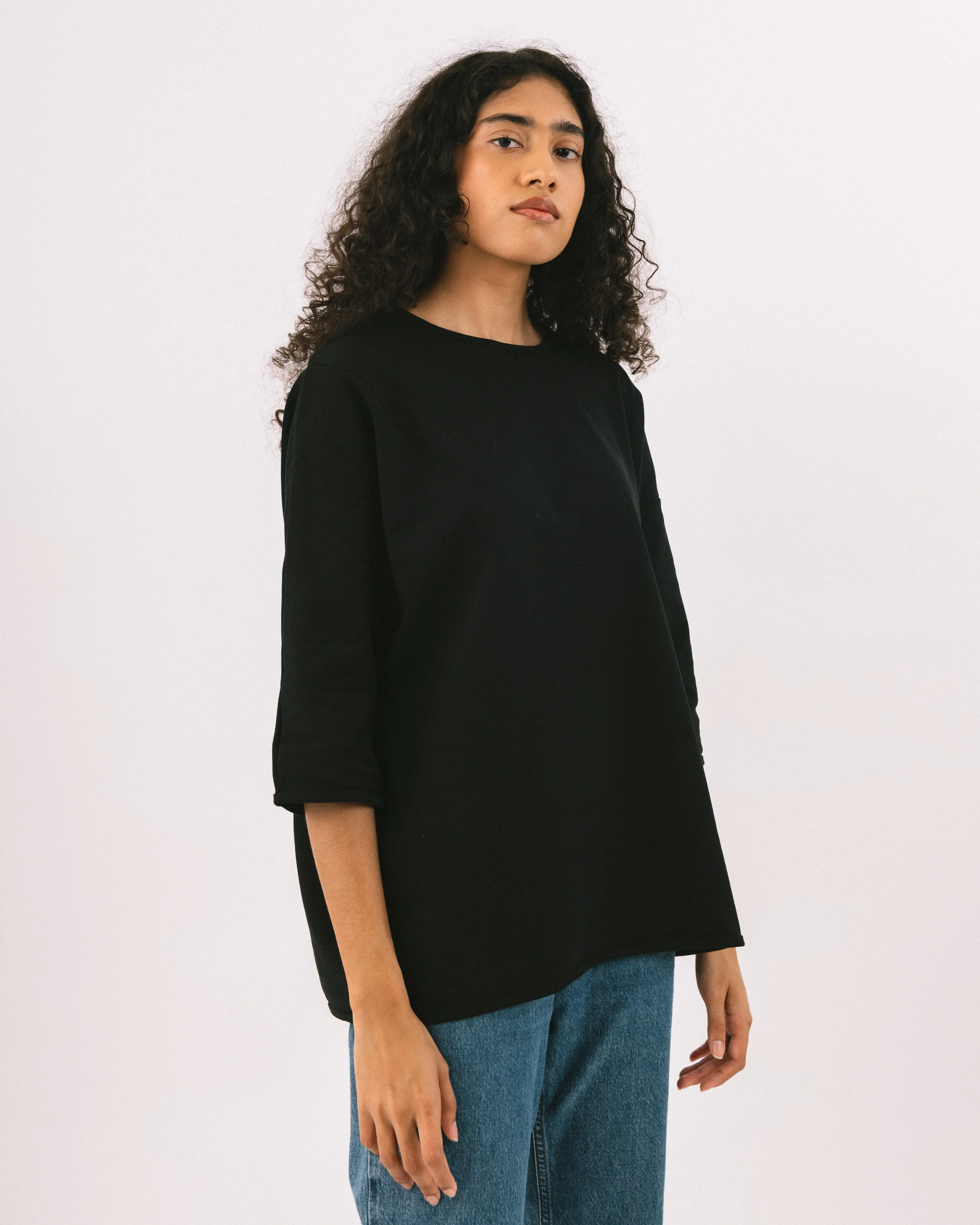 Unisex: Black T (Long Sleeve) - Image 6