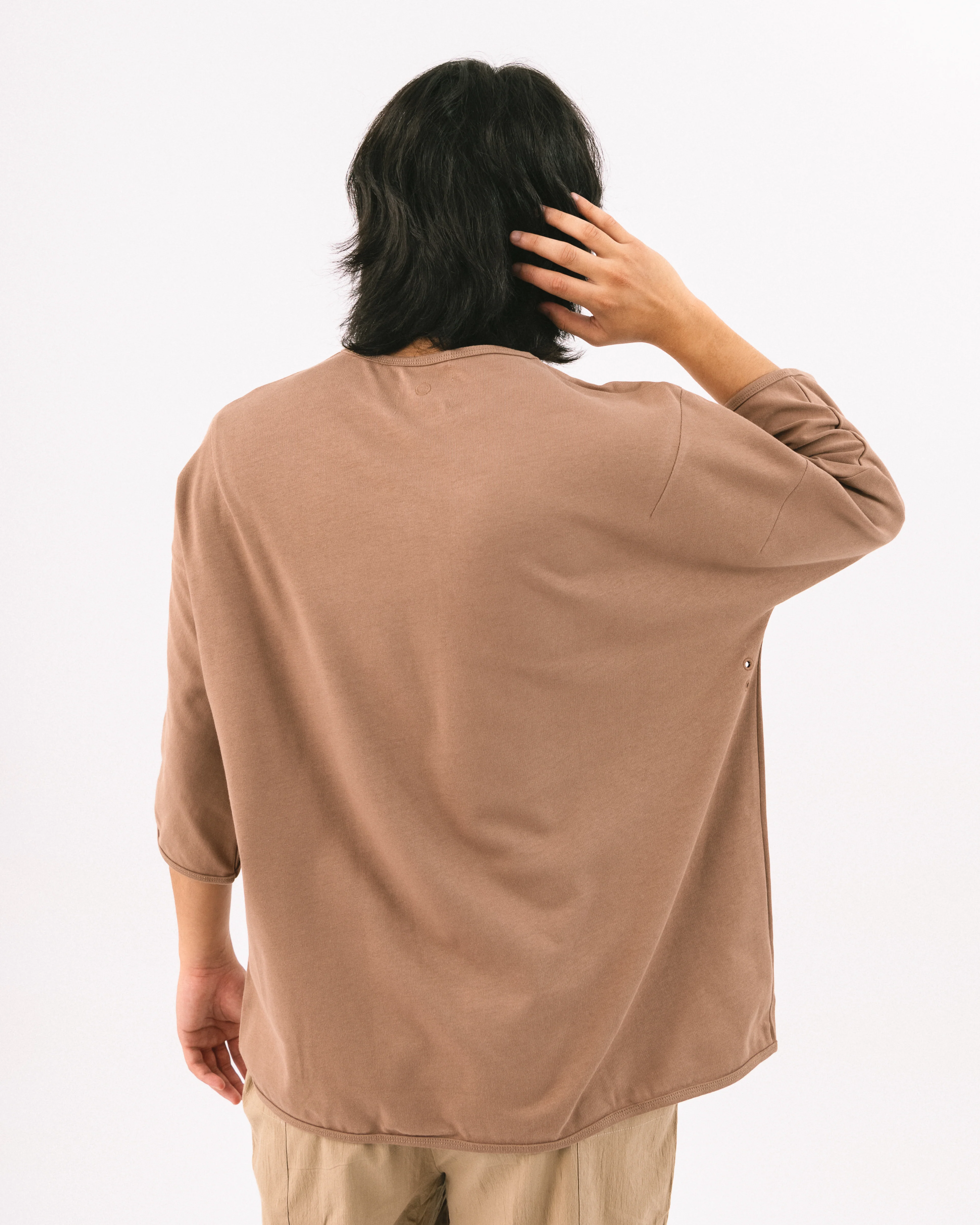 Unisex: Brown T (Long Sleeve) - Image 3