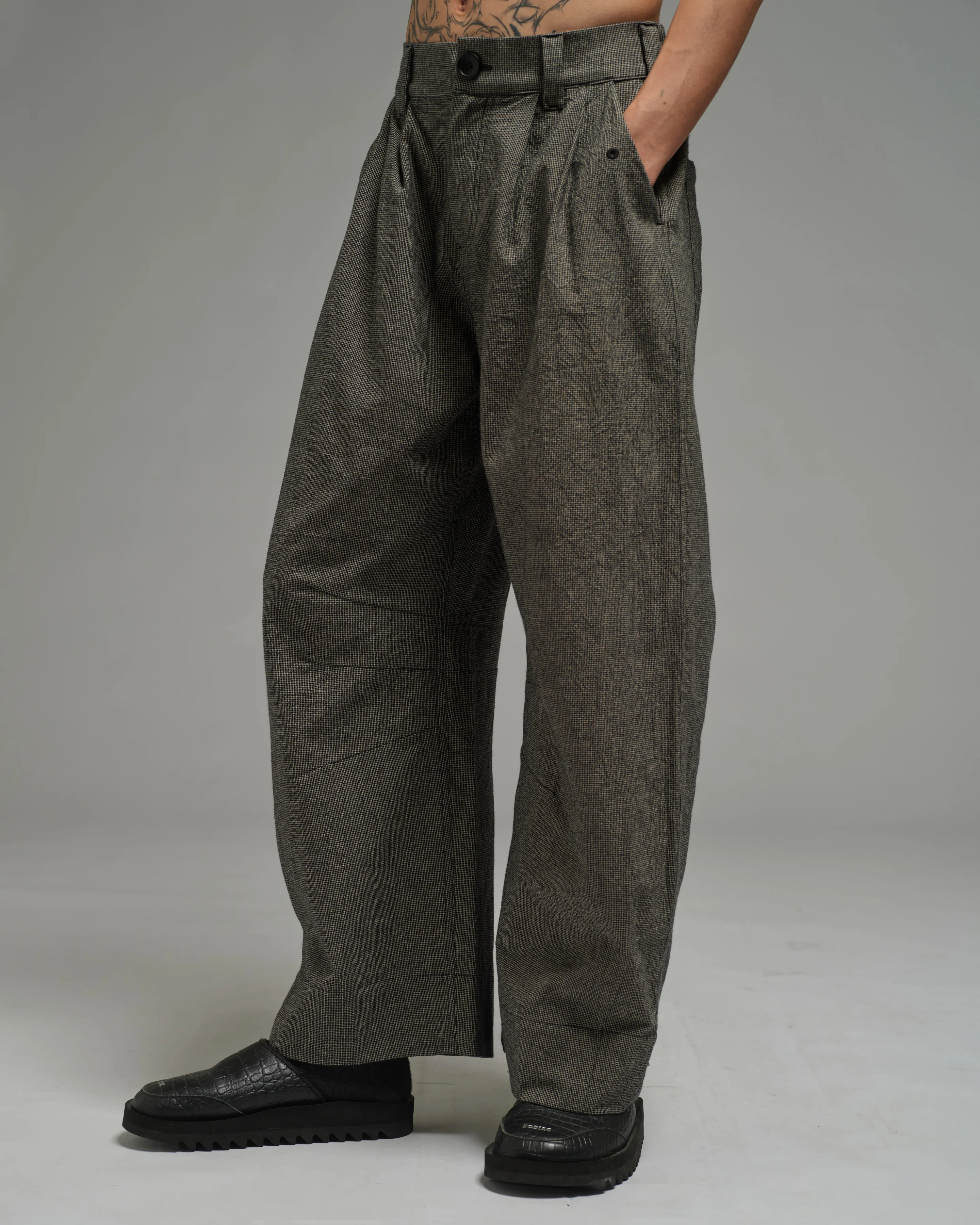Unisex: Horseshoe Pants (Grey) - Image 4
