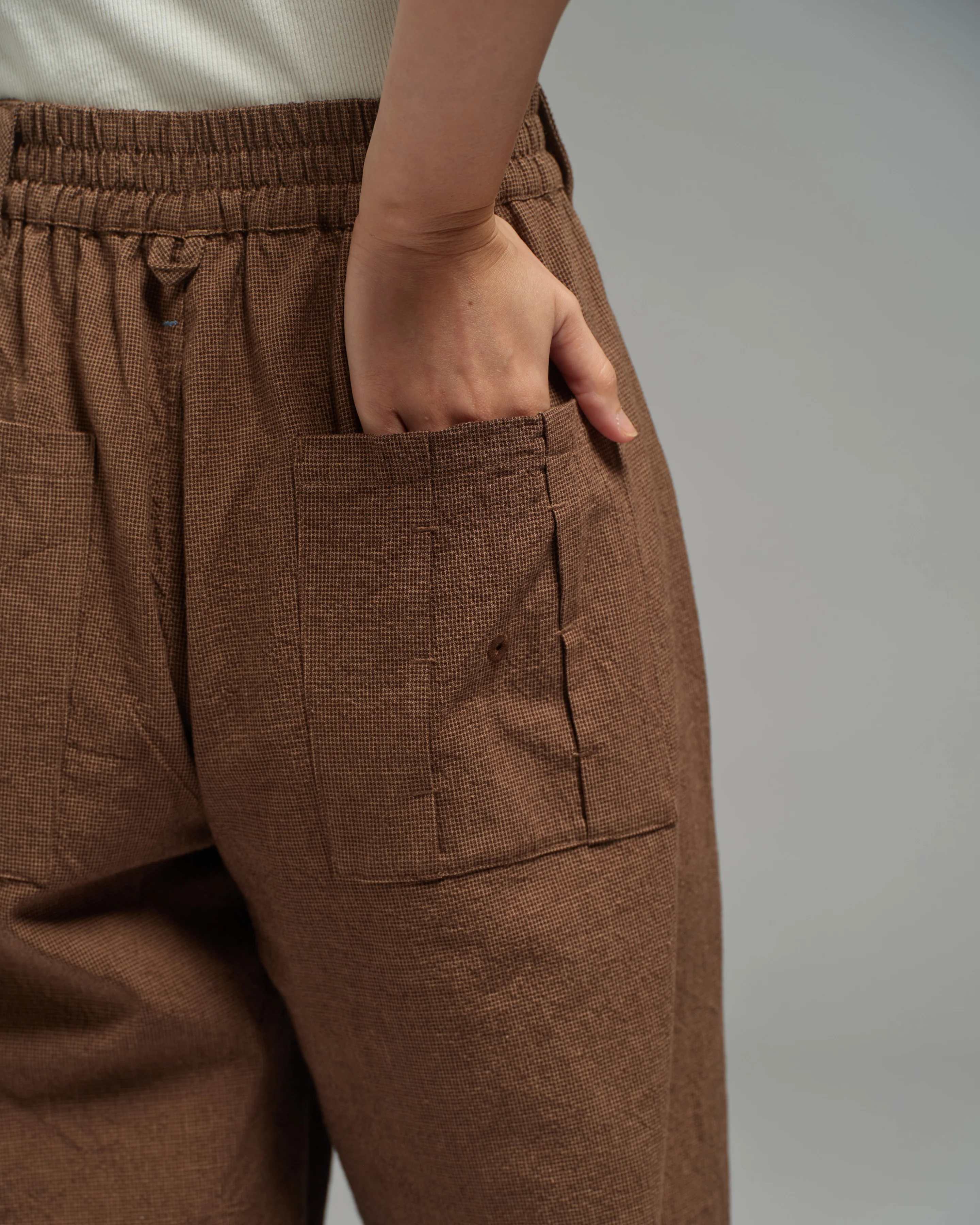 Unisex: Horseshoe Pants (Brown) - Image 6