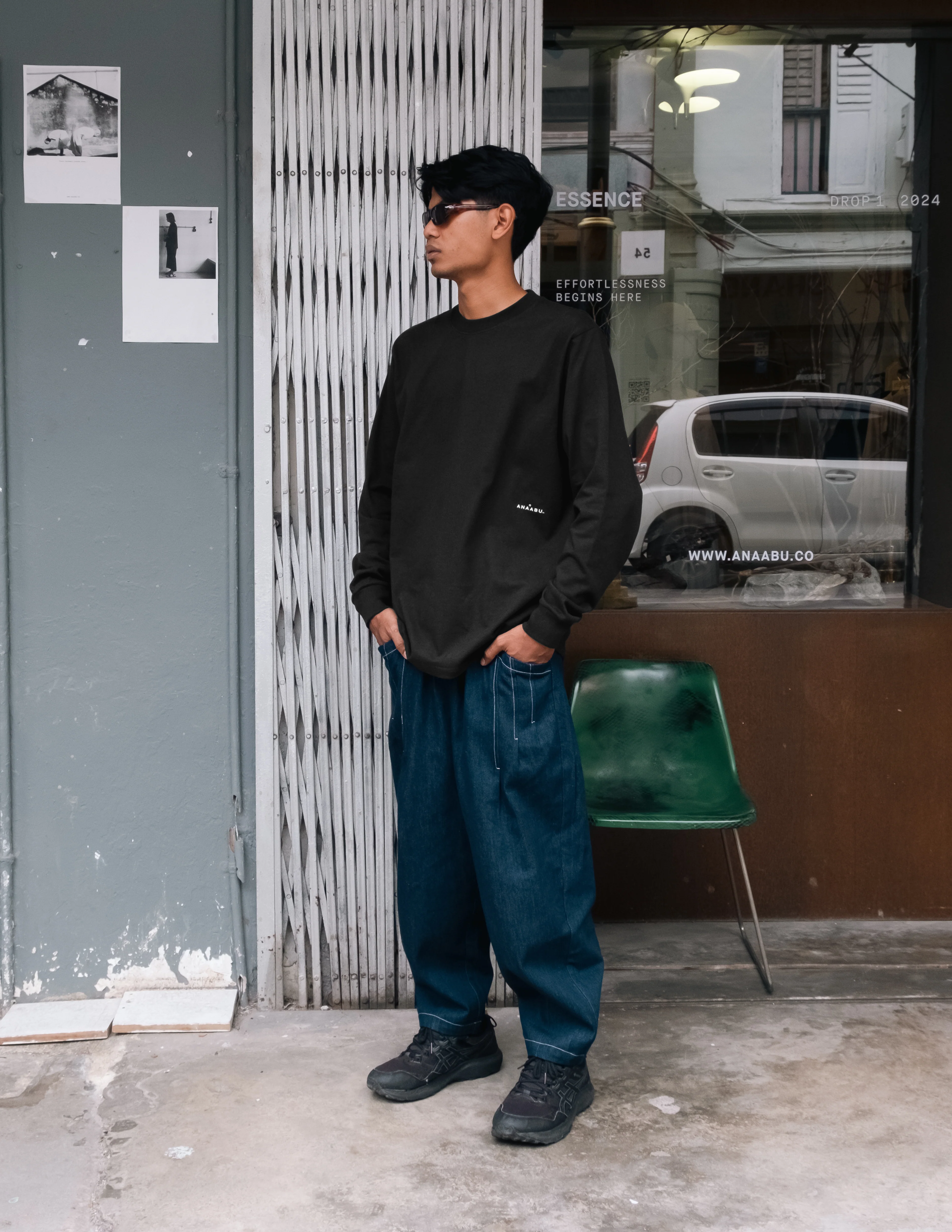 Unisex: KEDAI FIZIKAL BLACK T JB (Long Sleeve) - Image 4