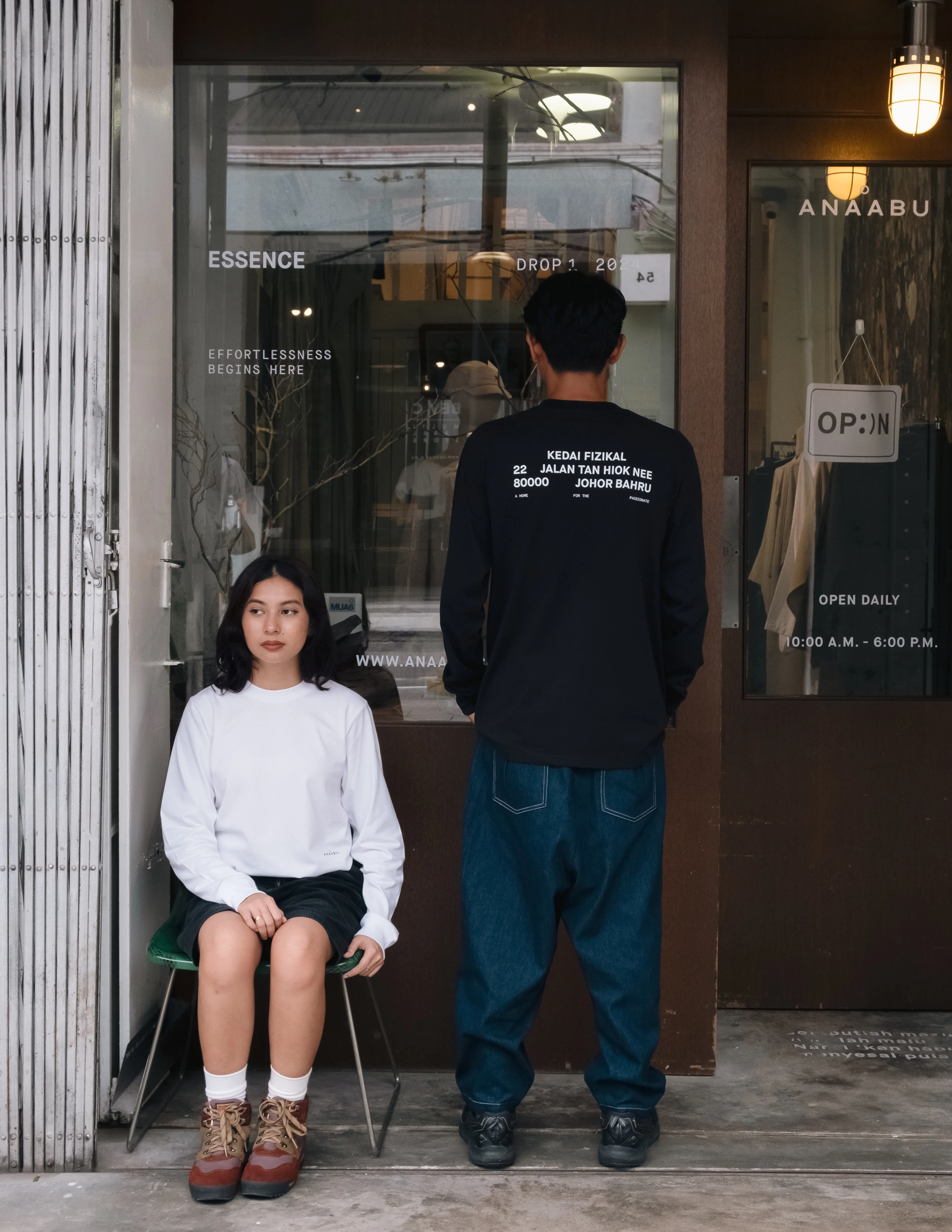 Unisex: KEDAI FIZIKAL BLACK T JB (Long Sleeve) - Image 5