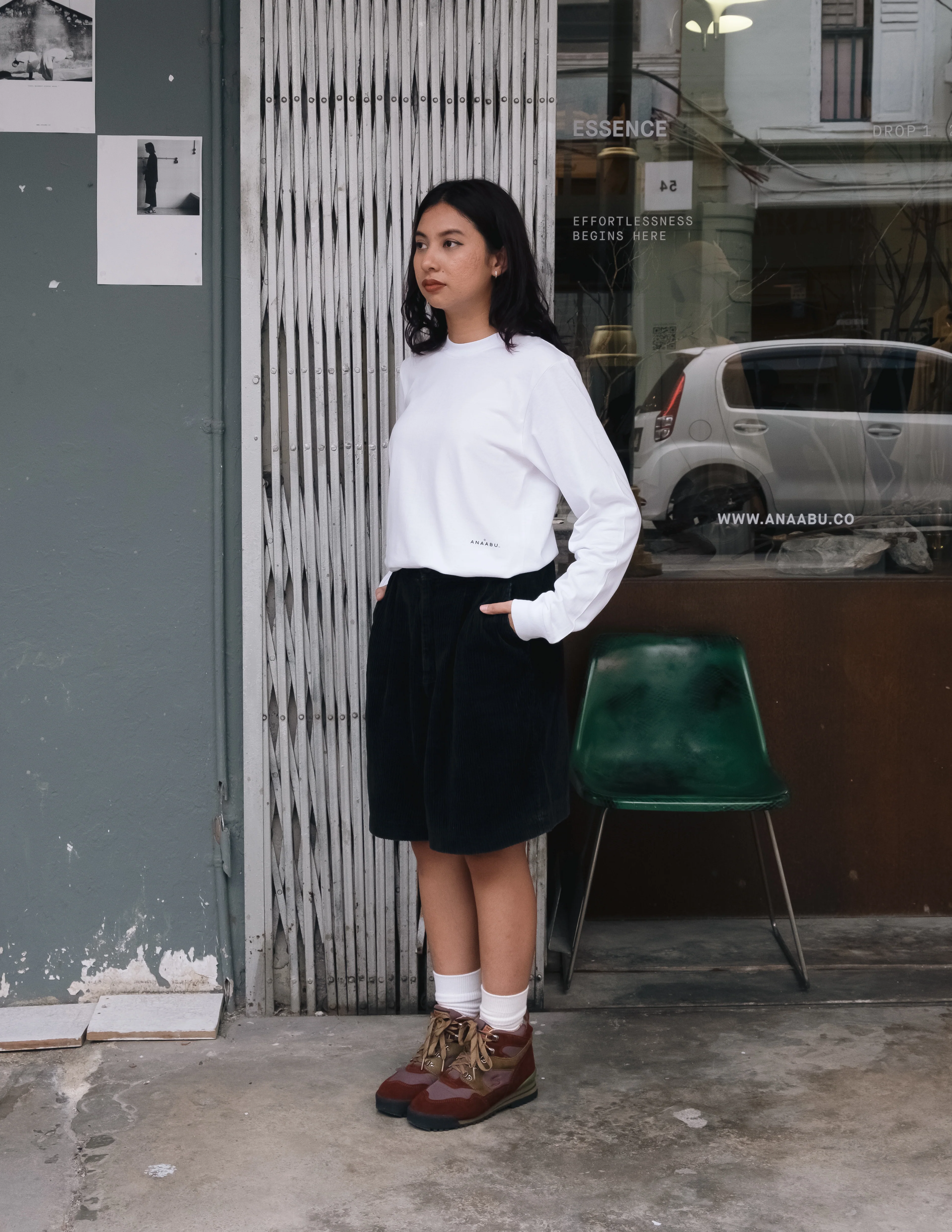 Unisex: KEDAI FIZIKAL WHITE T JB (Long Sleeve) - Image 4
