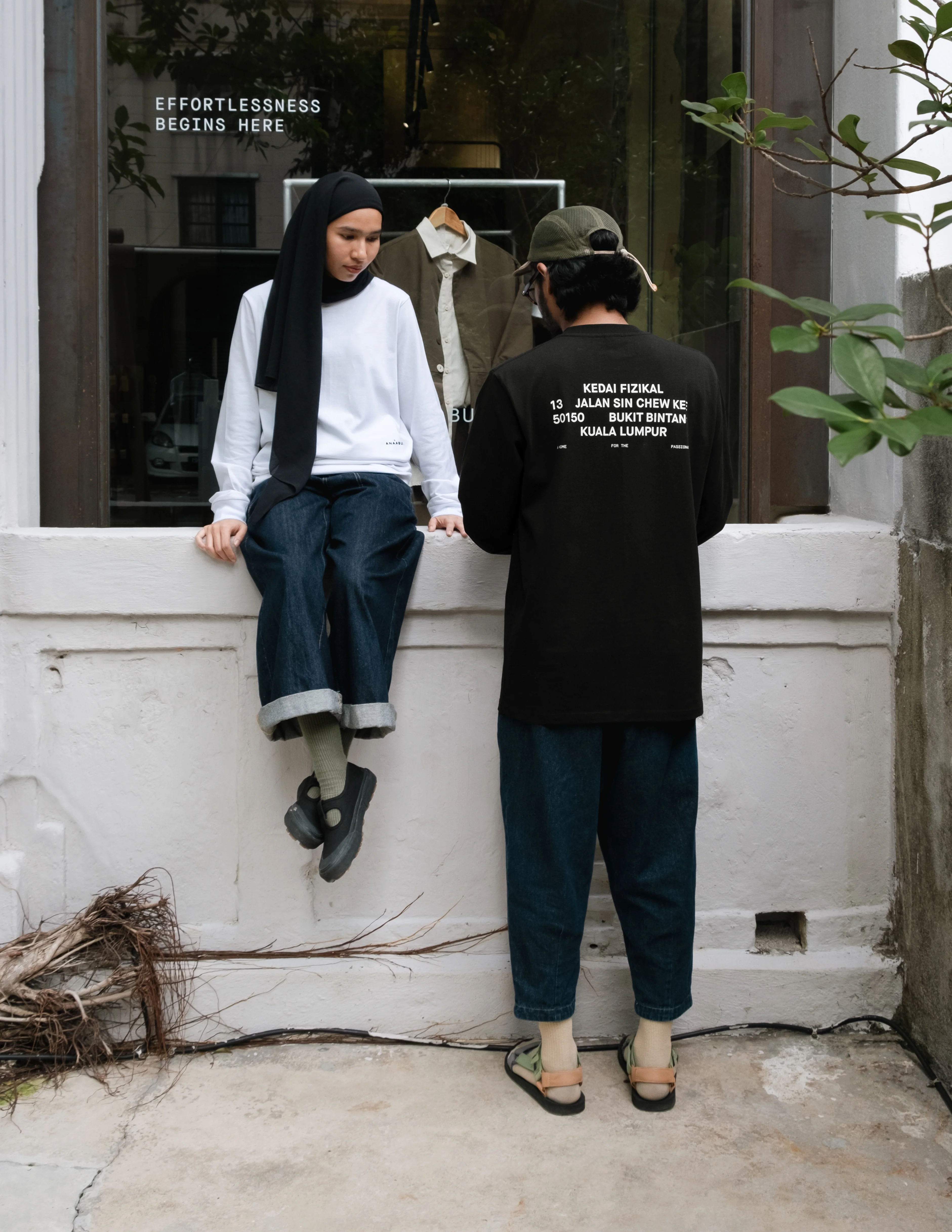 Unisex: KEDAI FIZIKAL WHITE T KL (Long Sleeve) - Image 6