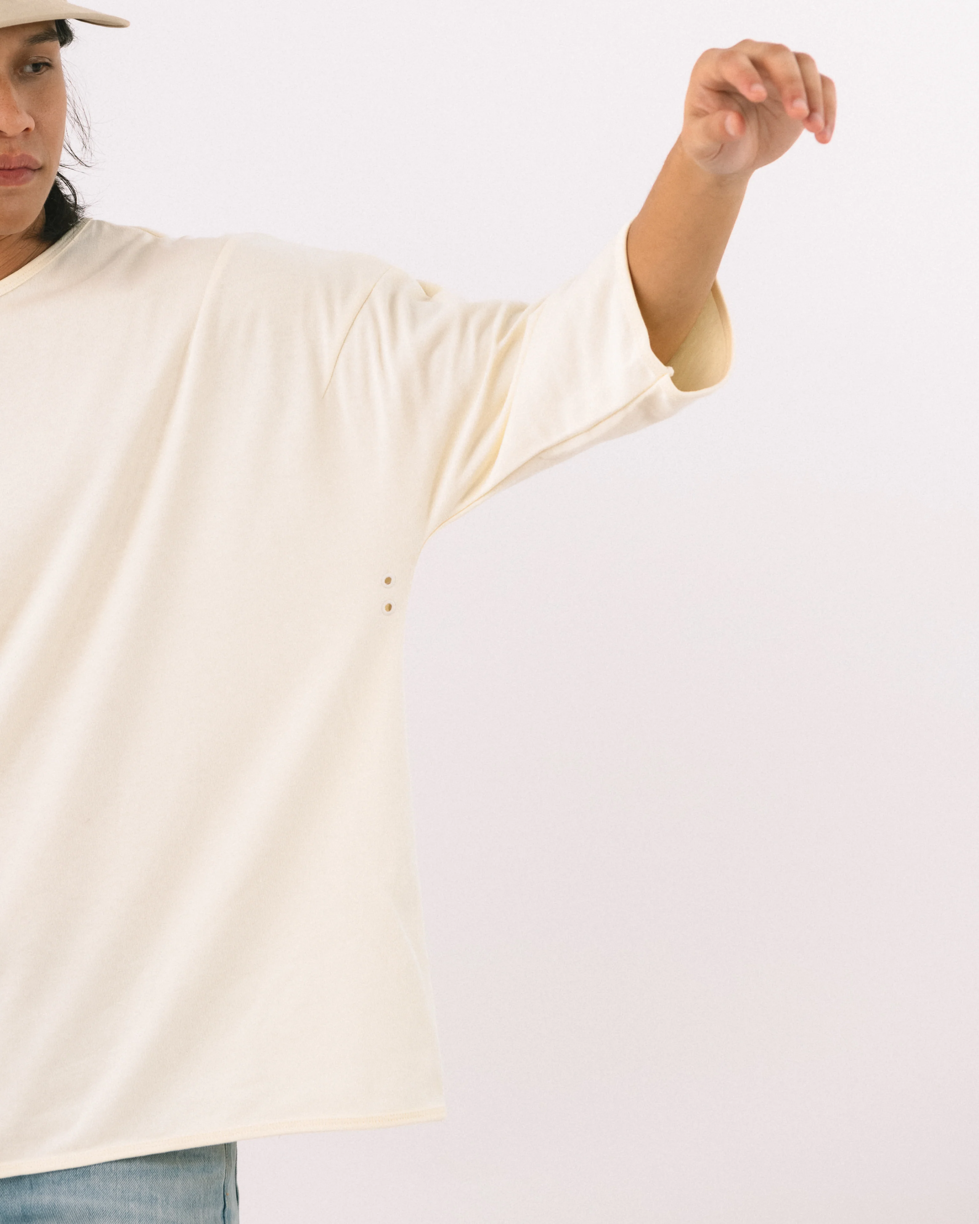 Unisex: Off-White T (Long Sleeve) - Image 3