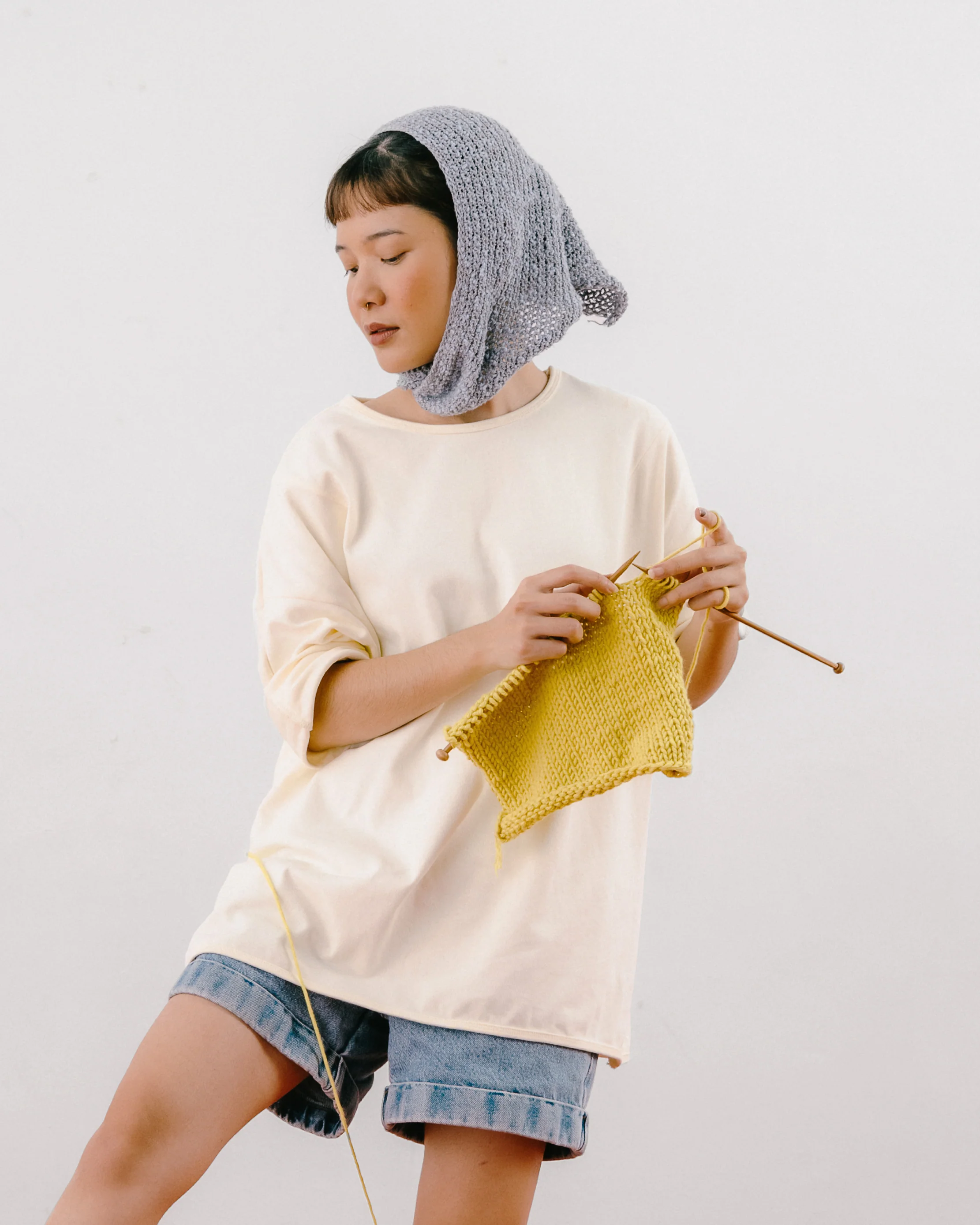 Unisex: Off-White T (Long Sleeve) - Image 6