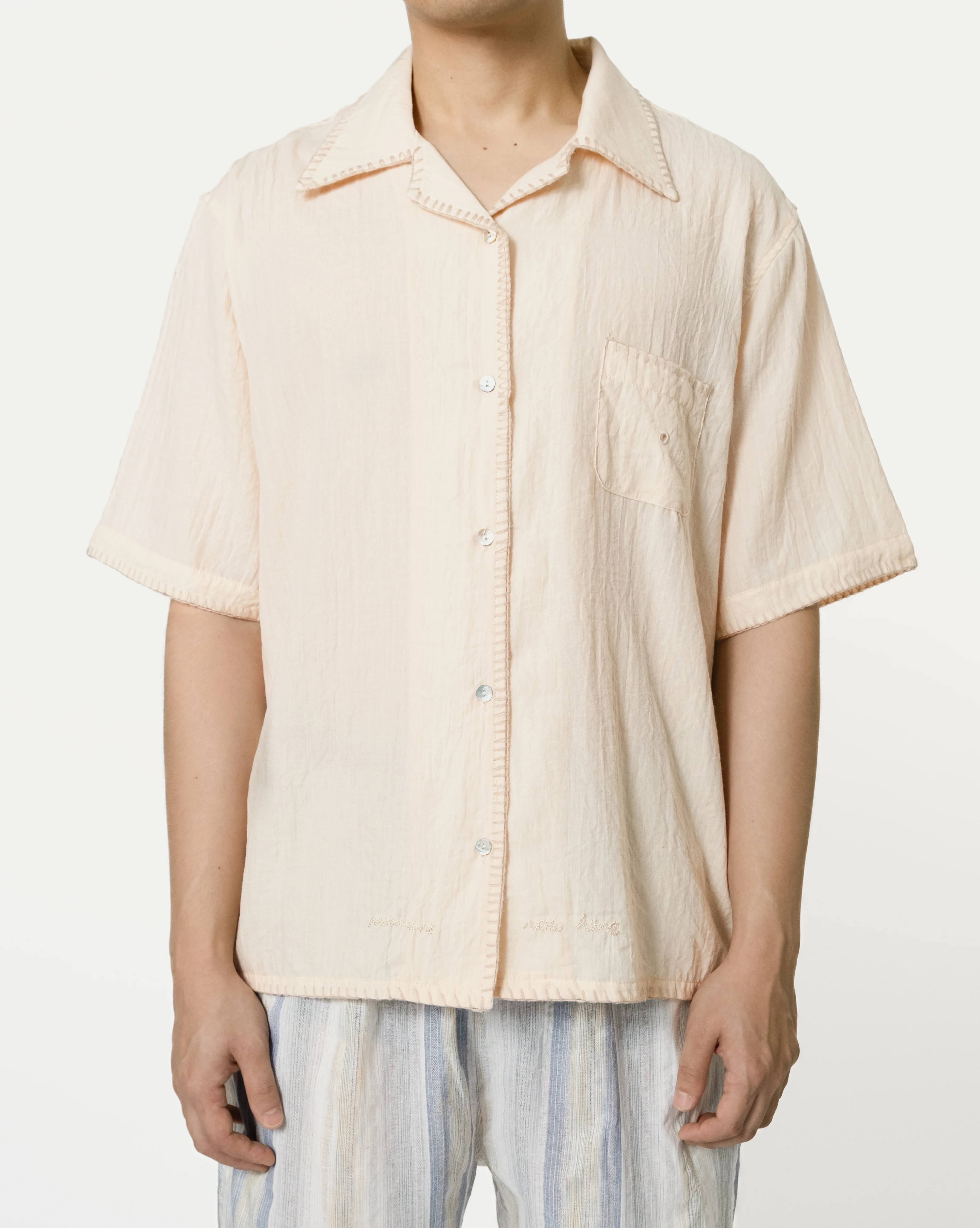 Unisex: Present Blanket Shirt (Beige) - Image 5