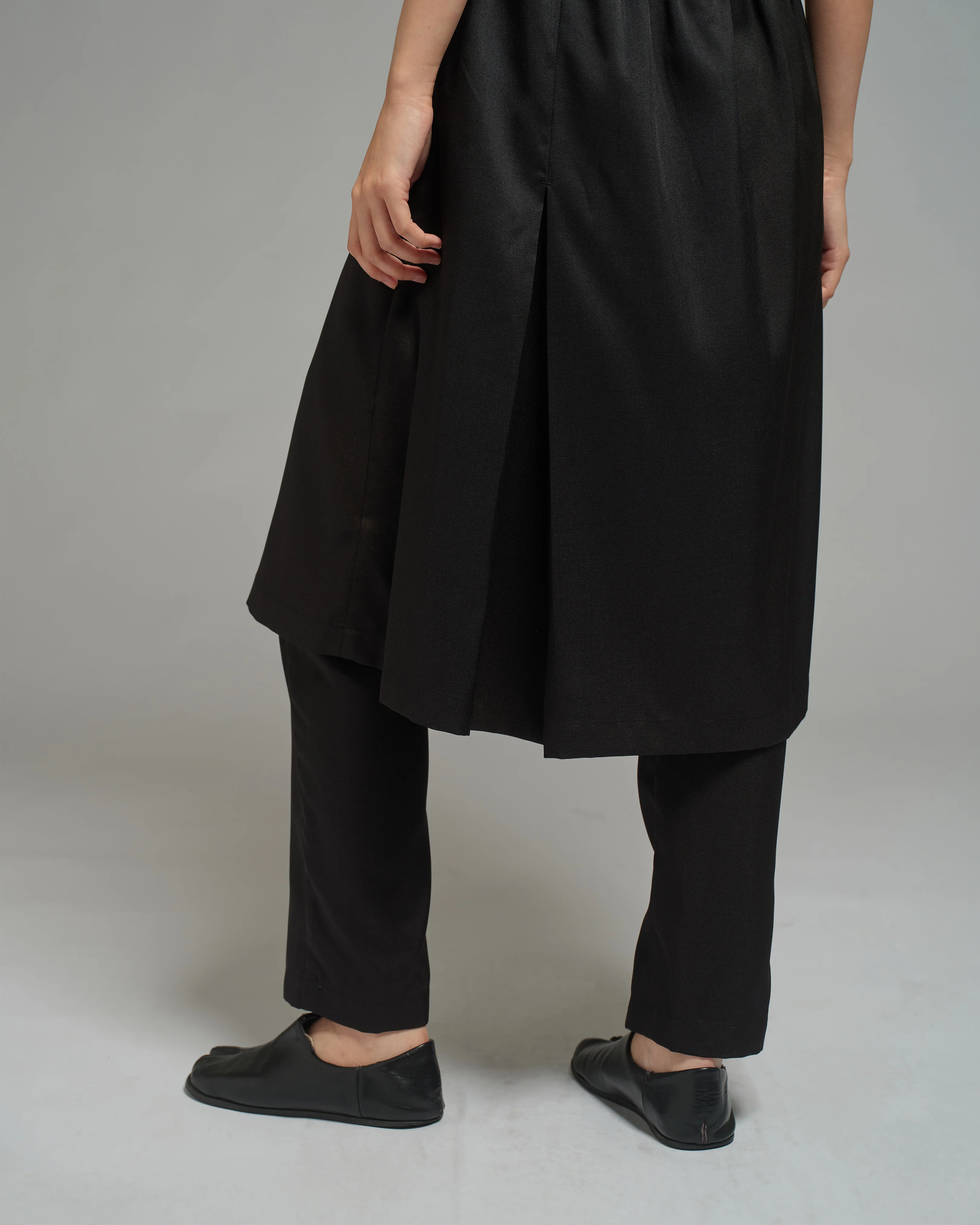Unisex: Skirt Pants (Black) - Image 6