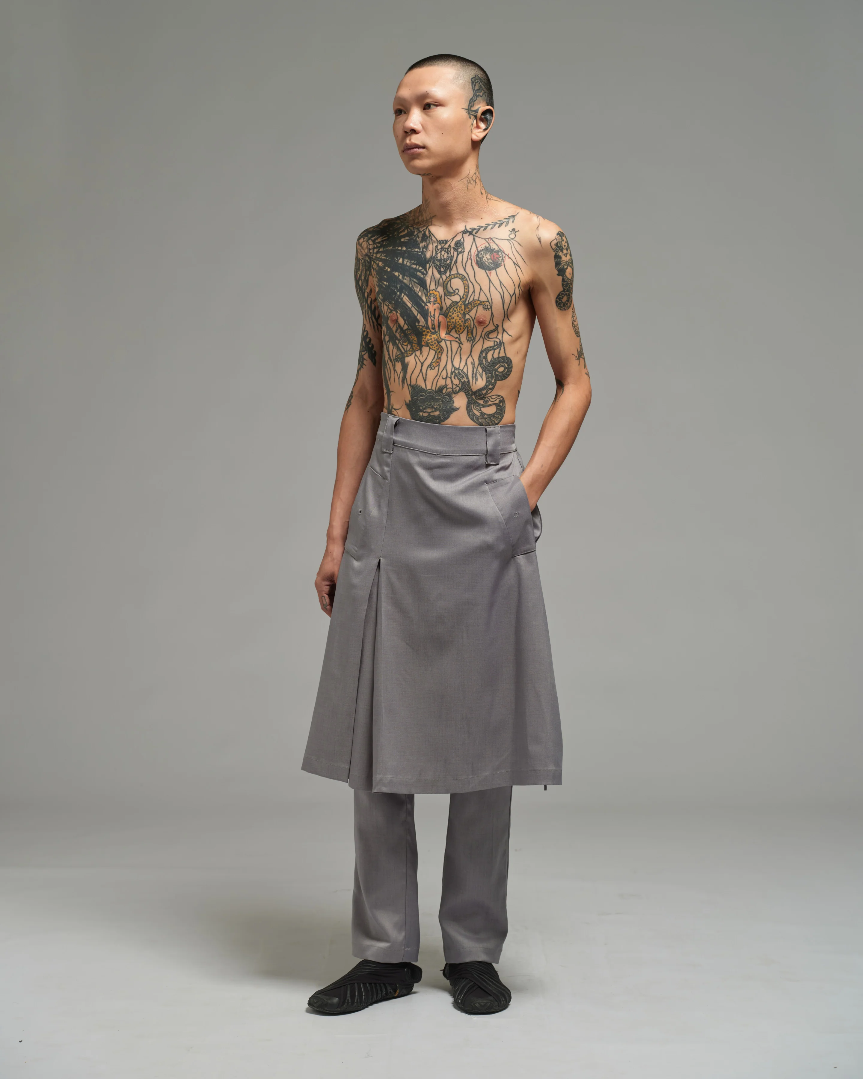 Unisex: Skirt Pants (Grey)