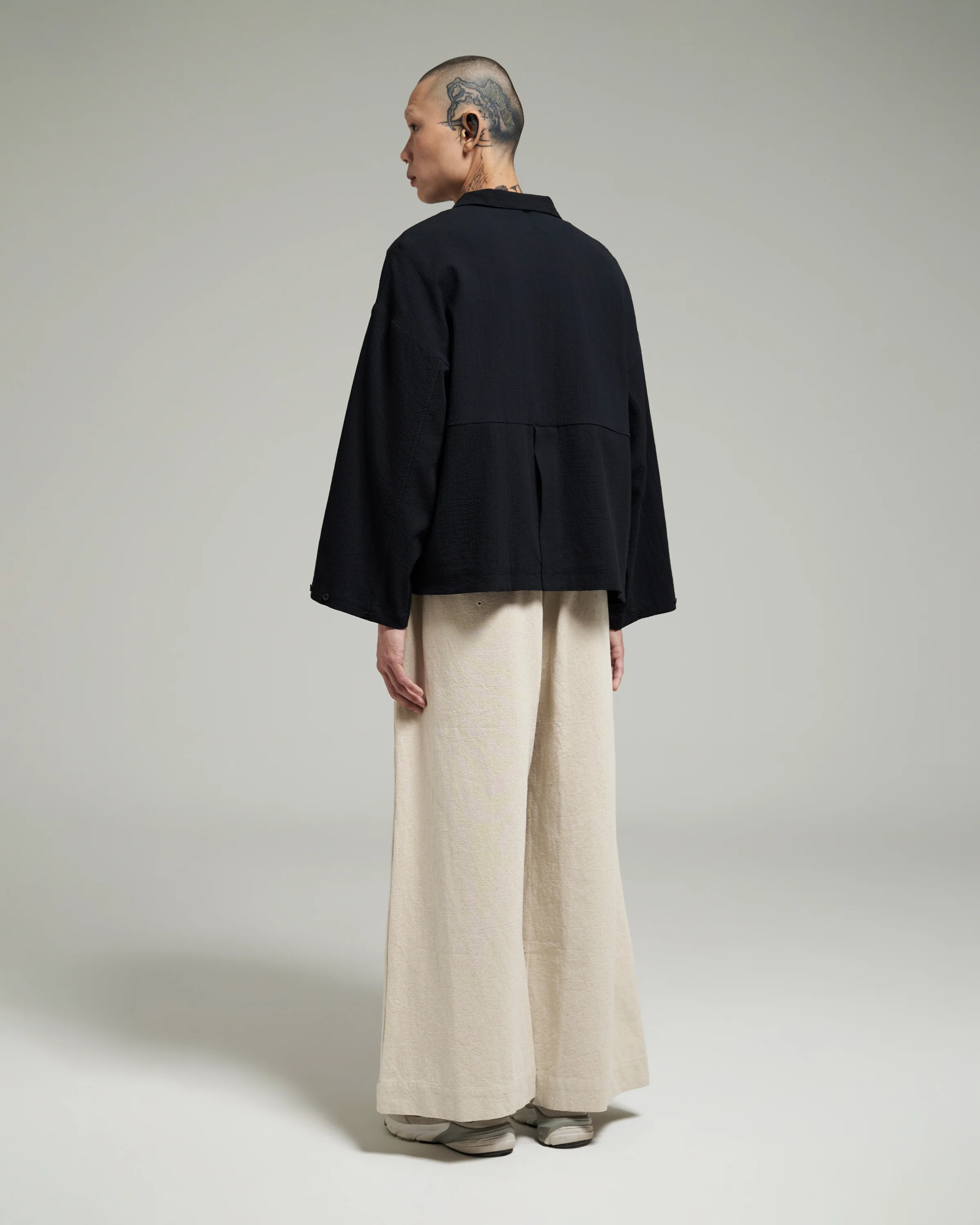 Unisex: The Asymmetrical Jacket (Black) - Image 8