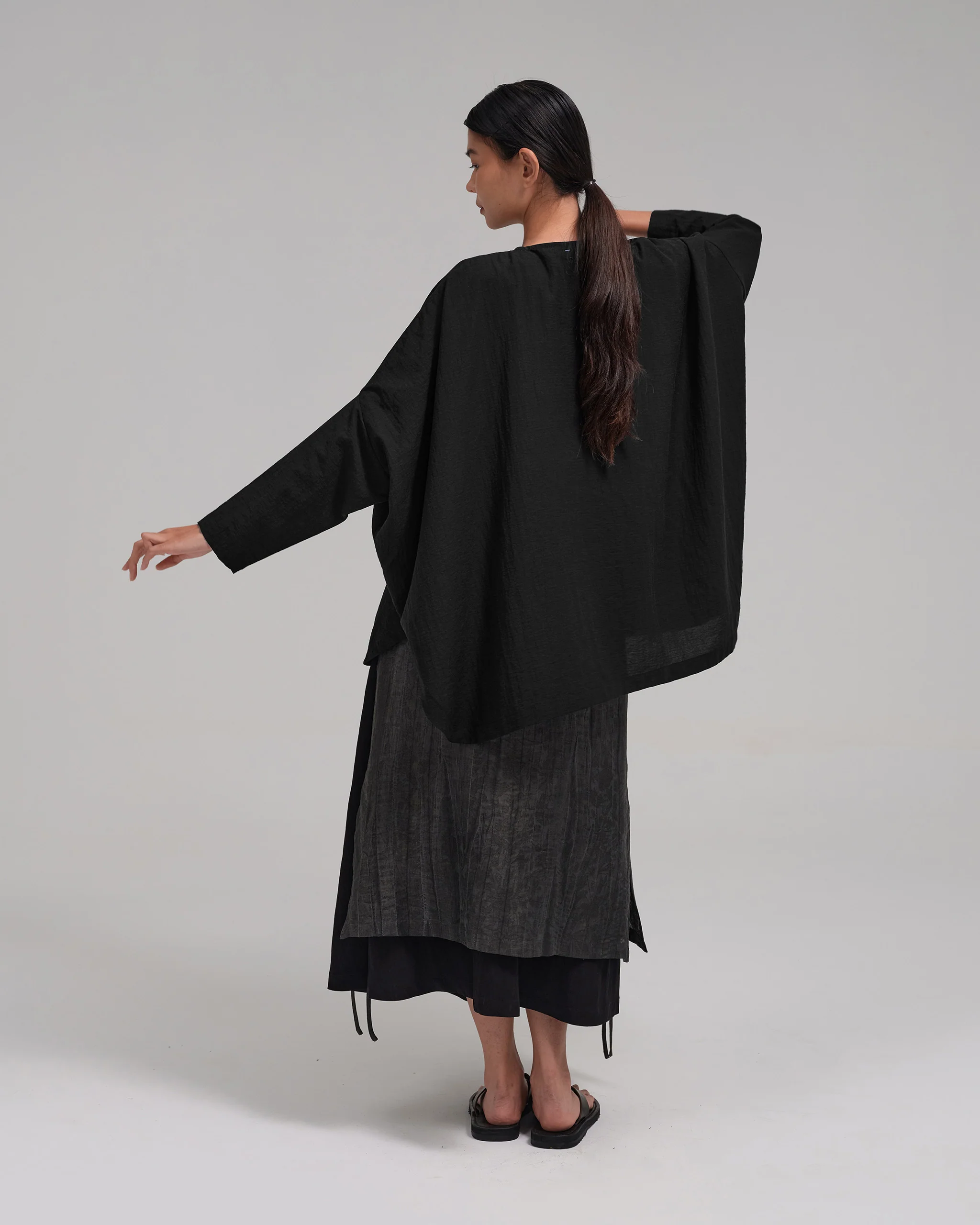 Unisex: The Batwing Top (Black) - Image 5