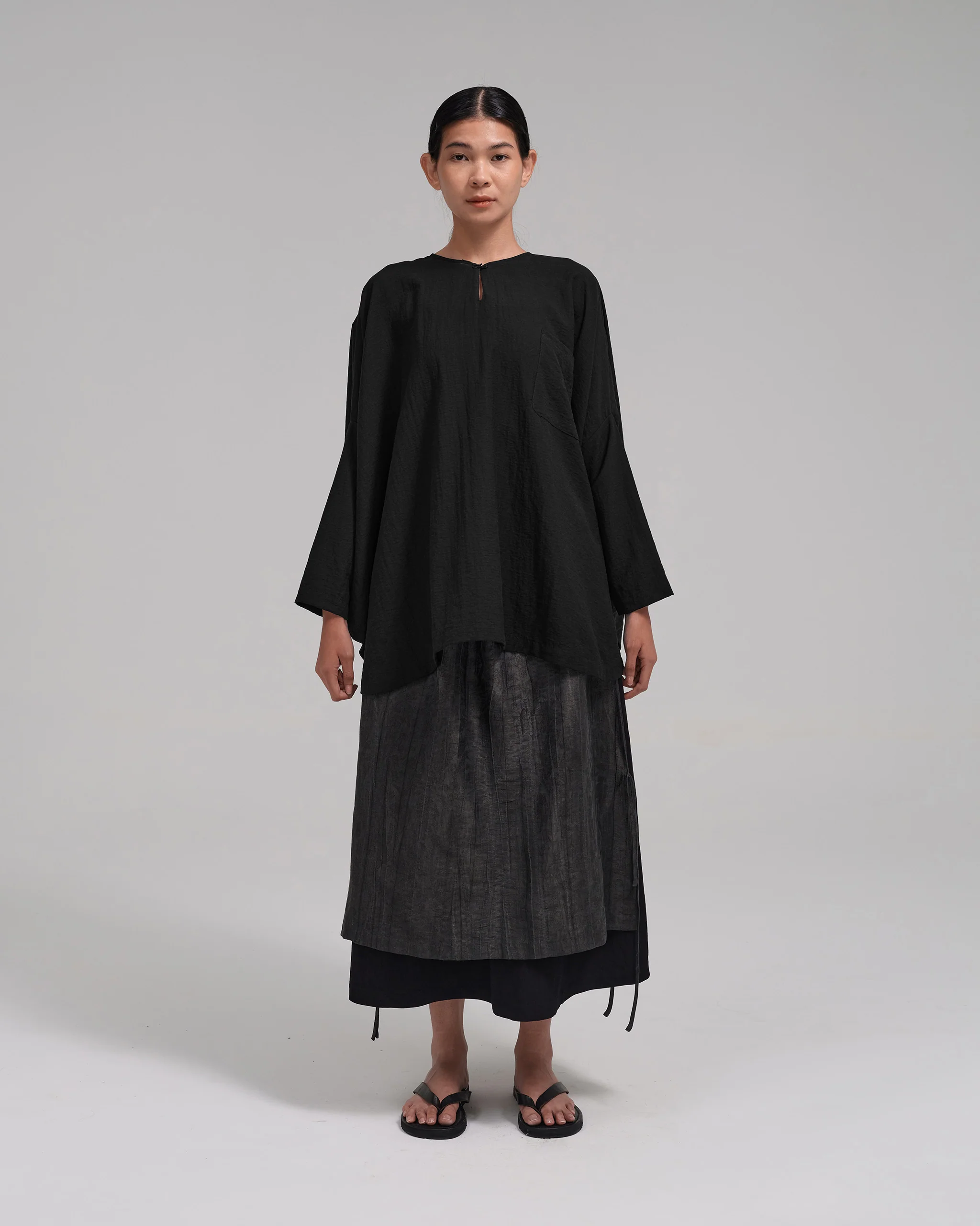 Unisex: The Batwing Top (Black) - Image 8