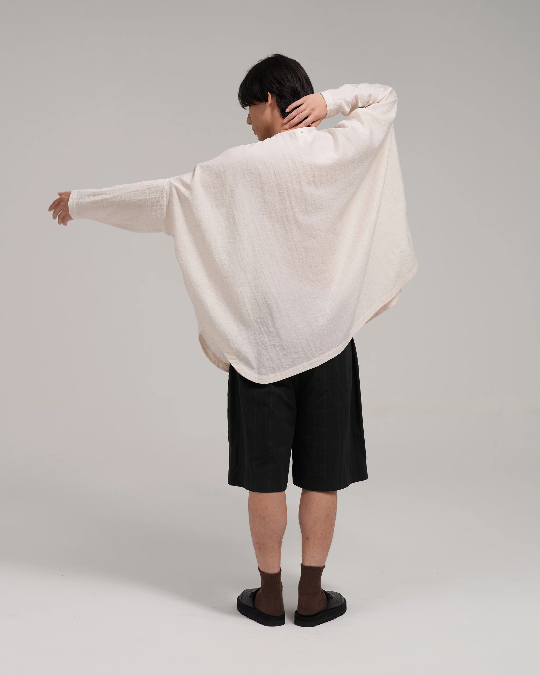 Unisex: The Batwing Top (Light Beige) - Image 8