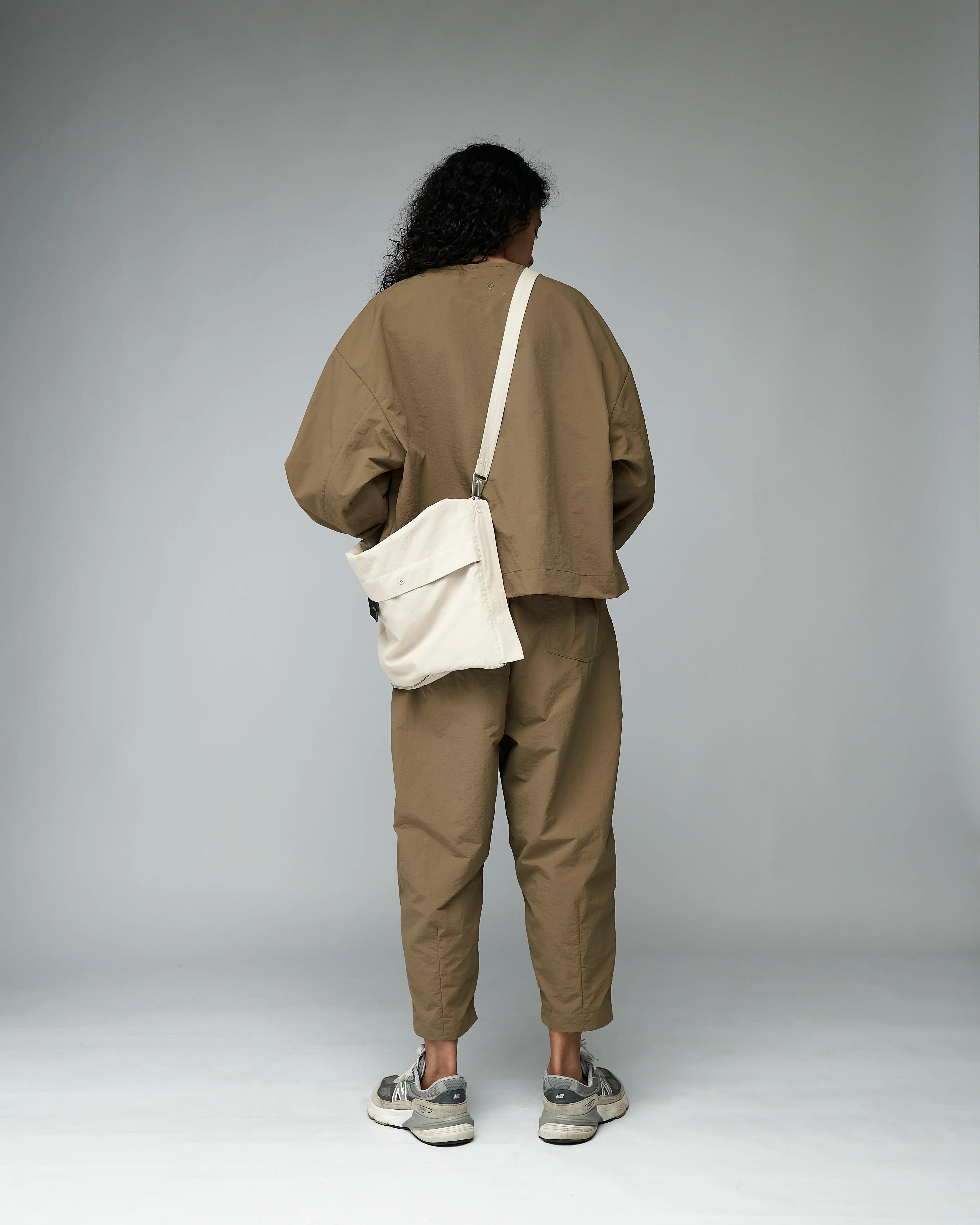 Unisex: The Cropped Jacket (Coffee) - Image 6