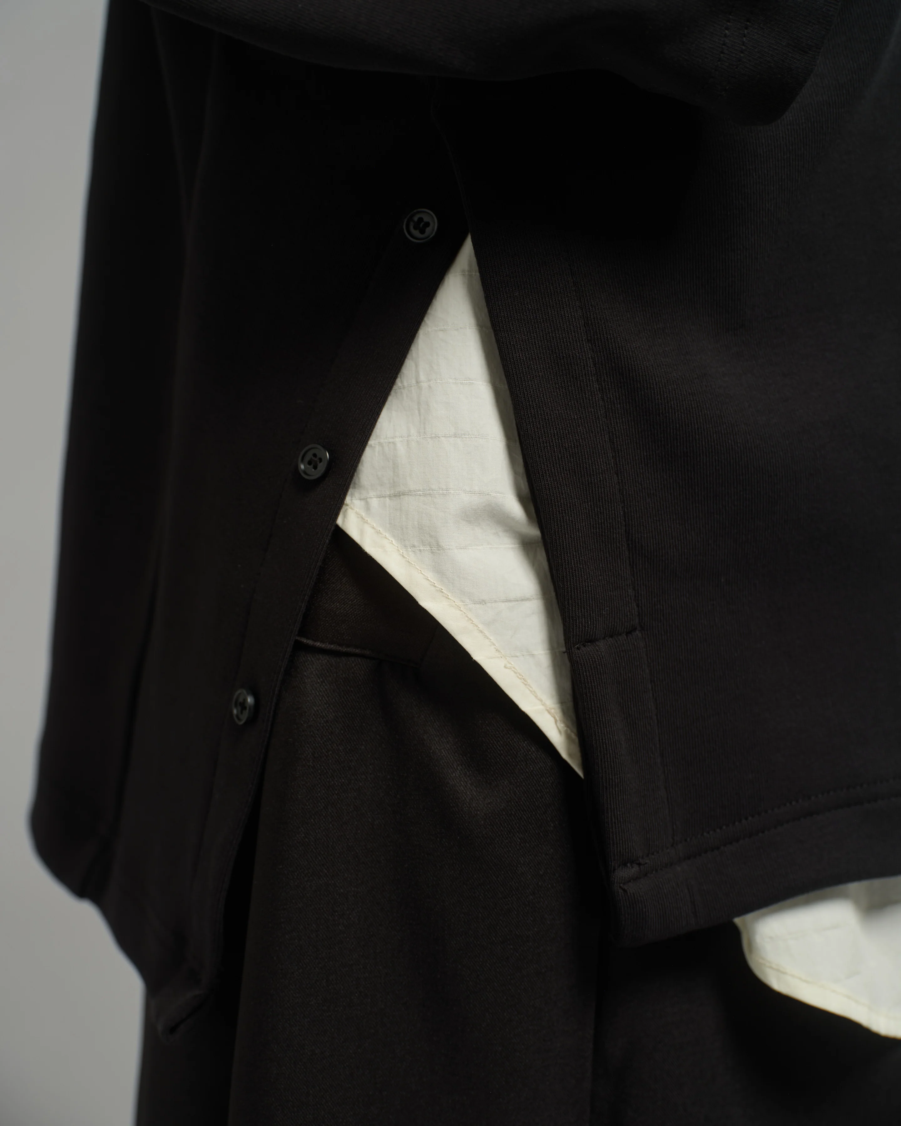 Unisex: The Hooded Sweater (Jersey Black) - Image 9