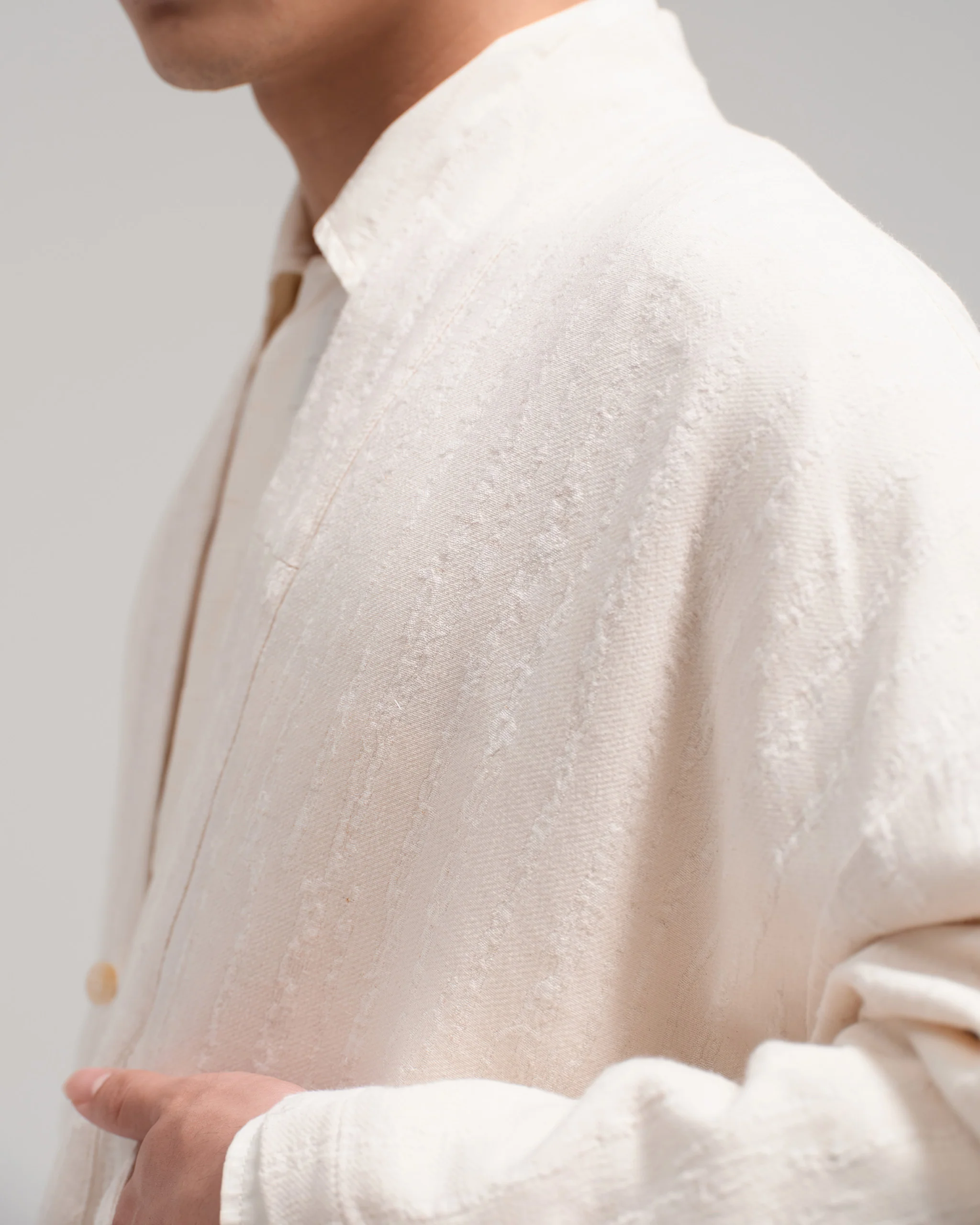 Unisex: The Kimono (Eggshell White) - Image 9