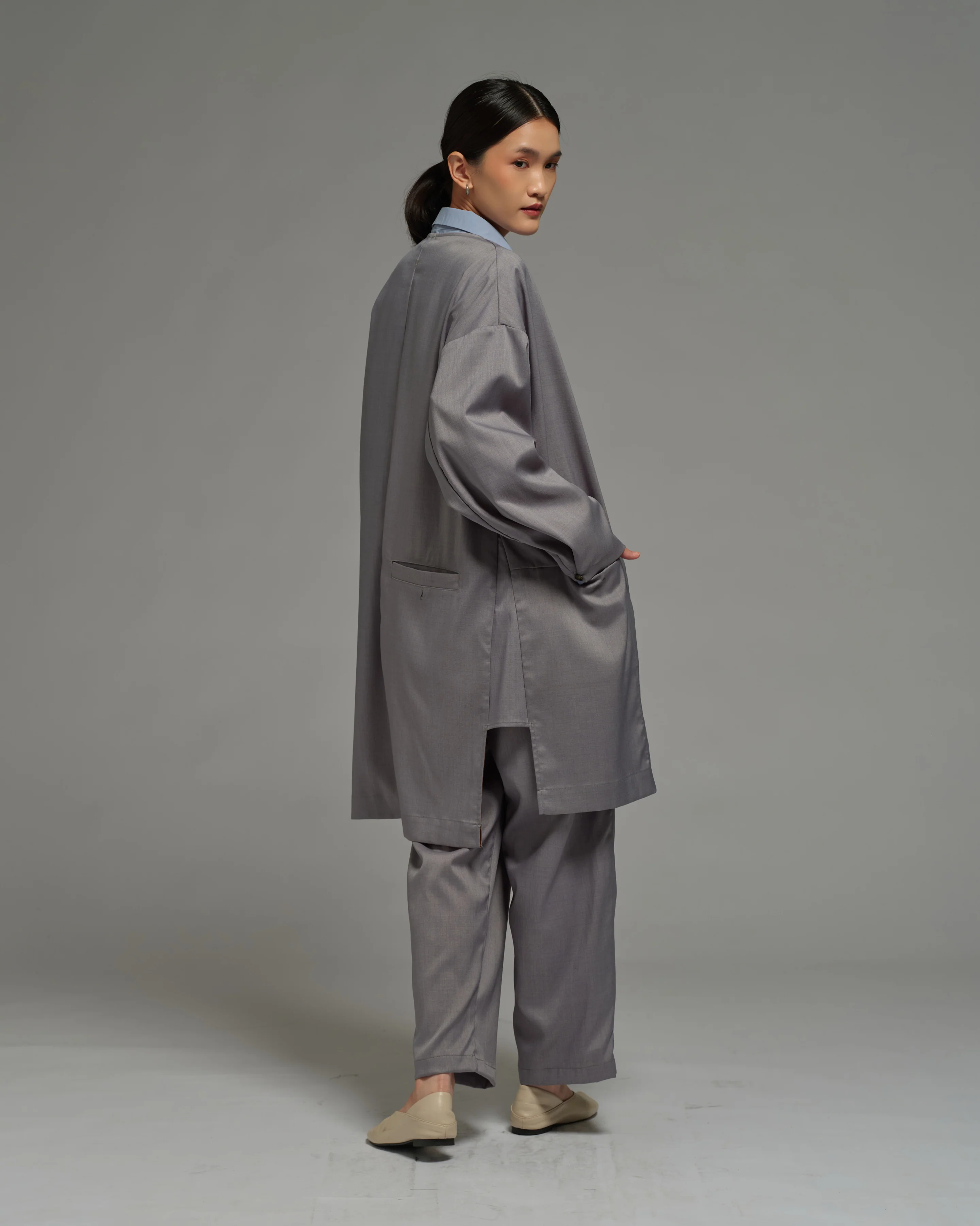 Unisex: The Overcoat (Grey) - Image 10