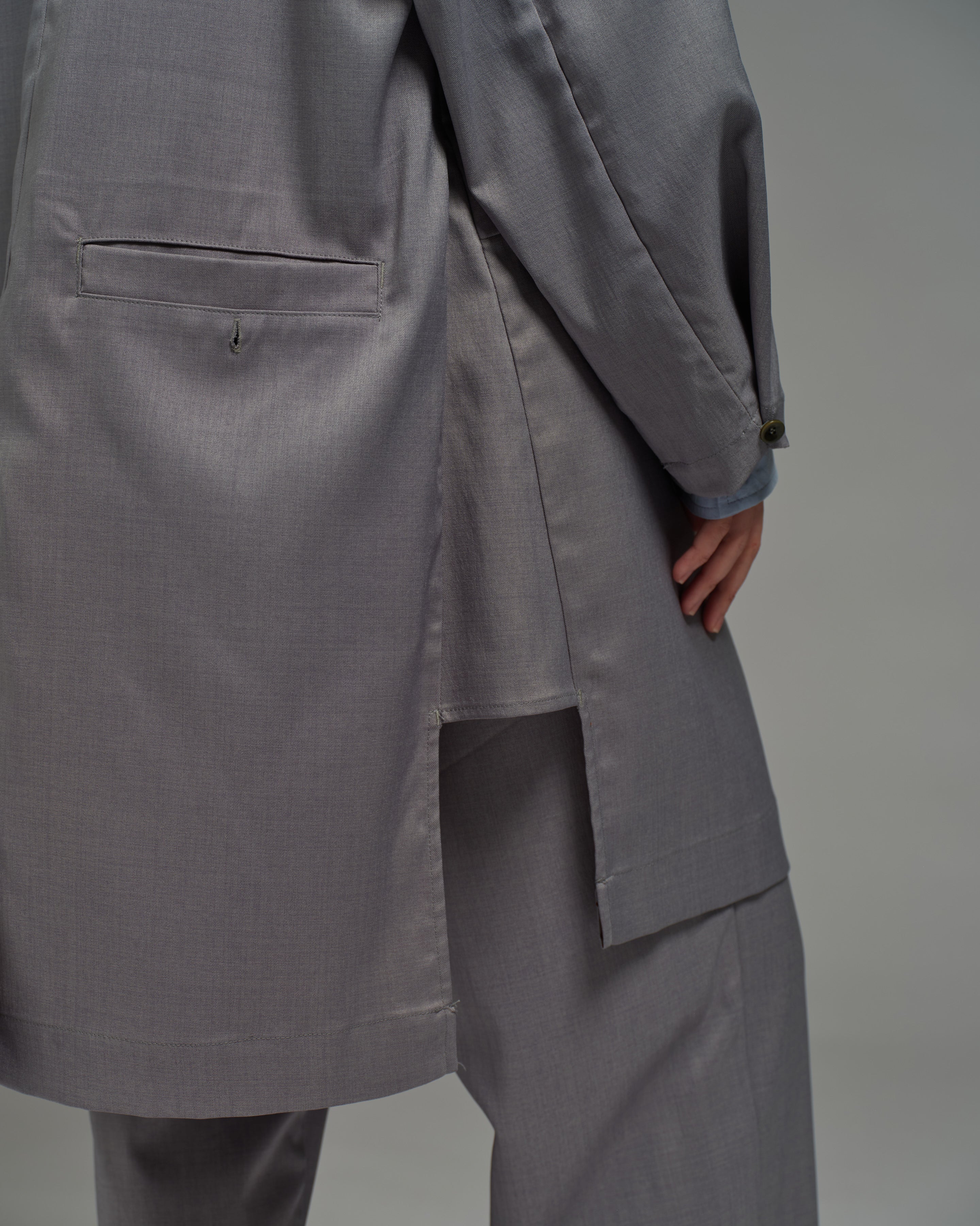 Unisex: The Overcoat (Grey) - Image 4