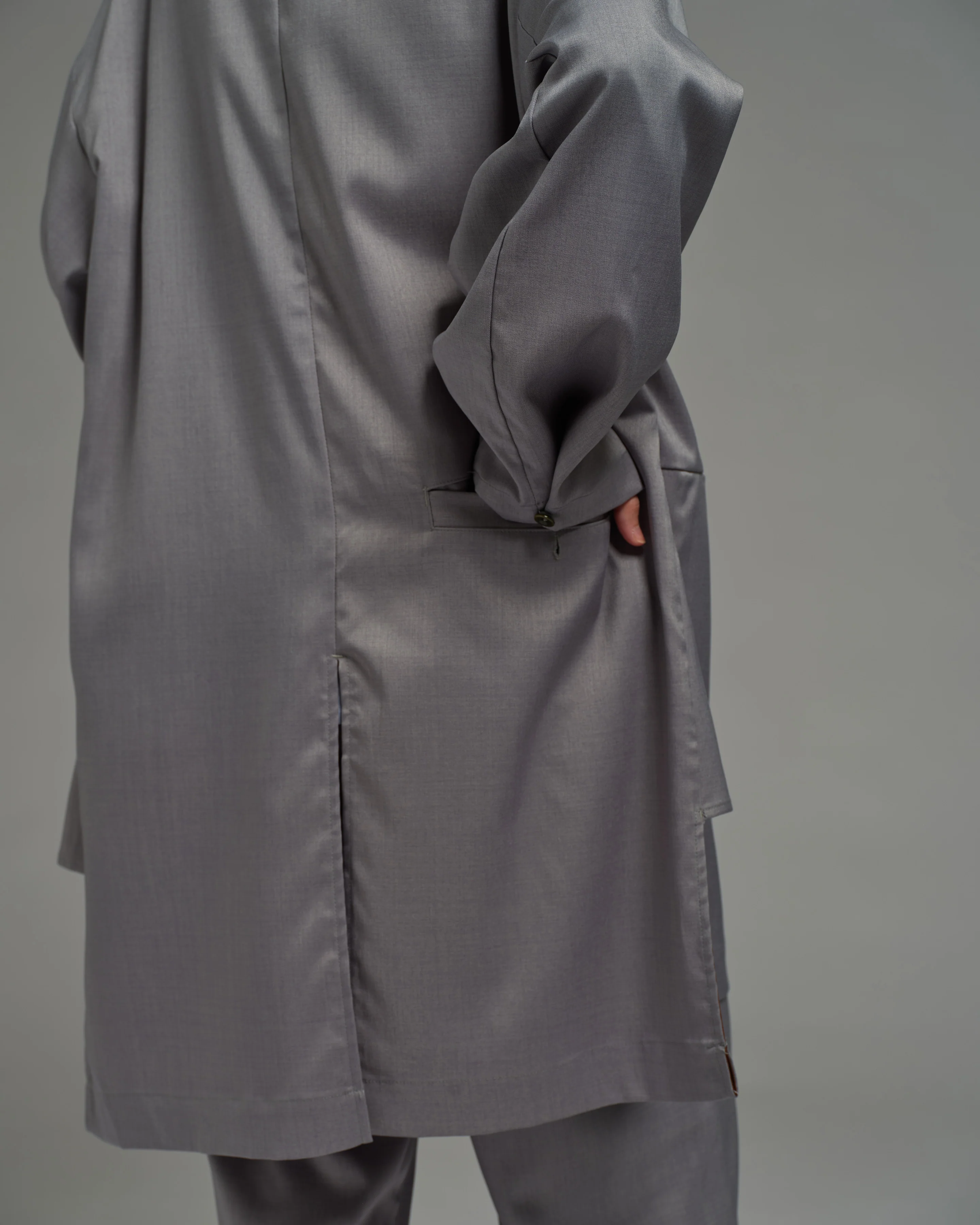 Unisex: The Overcoat (Grey) - Image 8