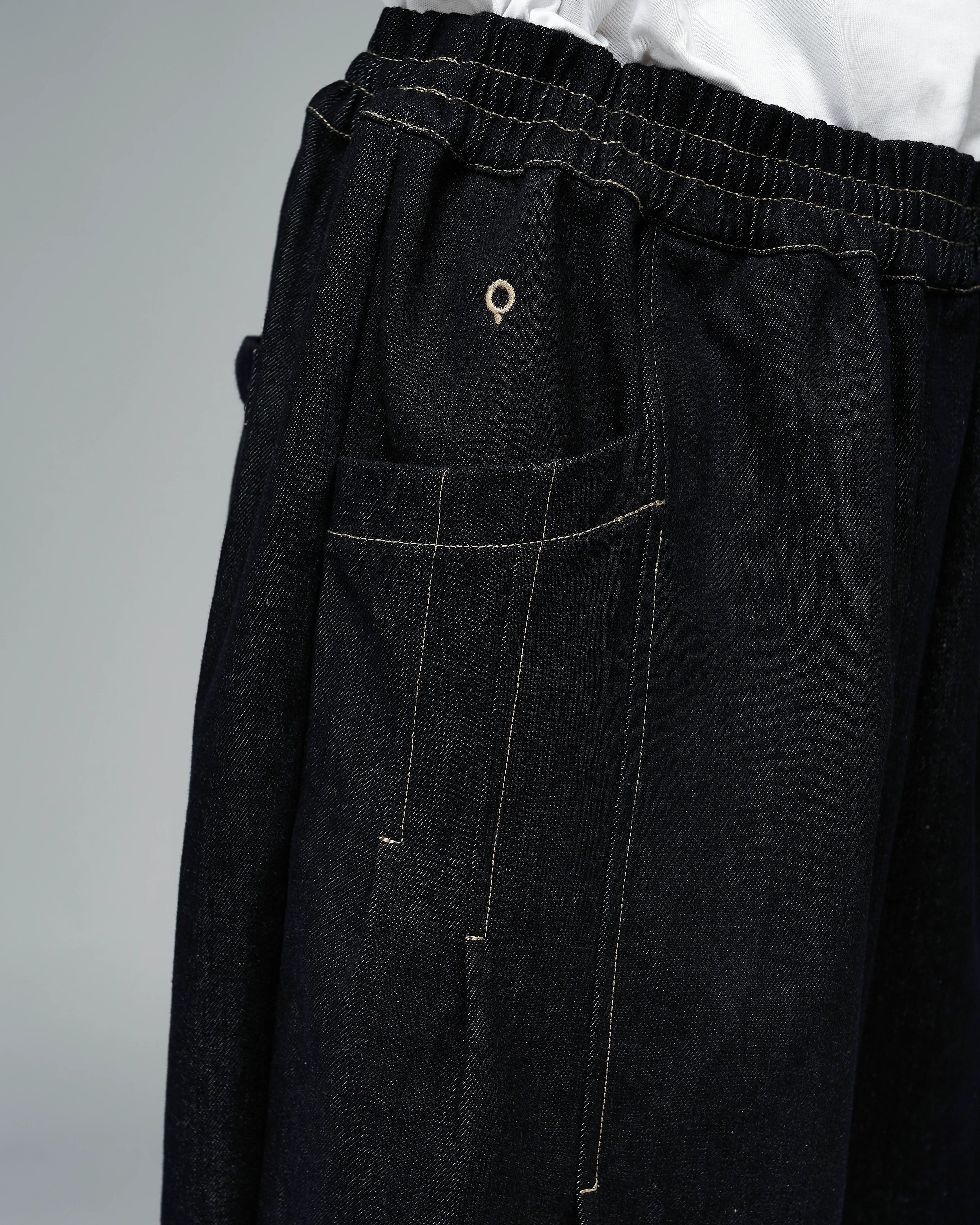 Unisex: The Loose Pants (Black Denim) - Image 10