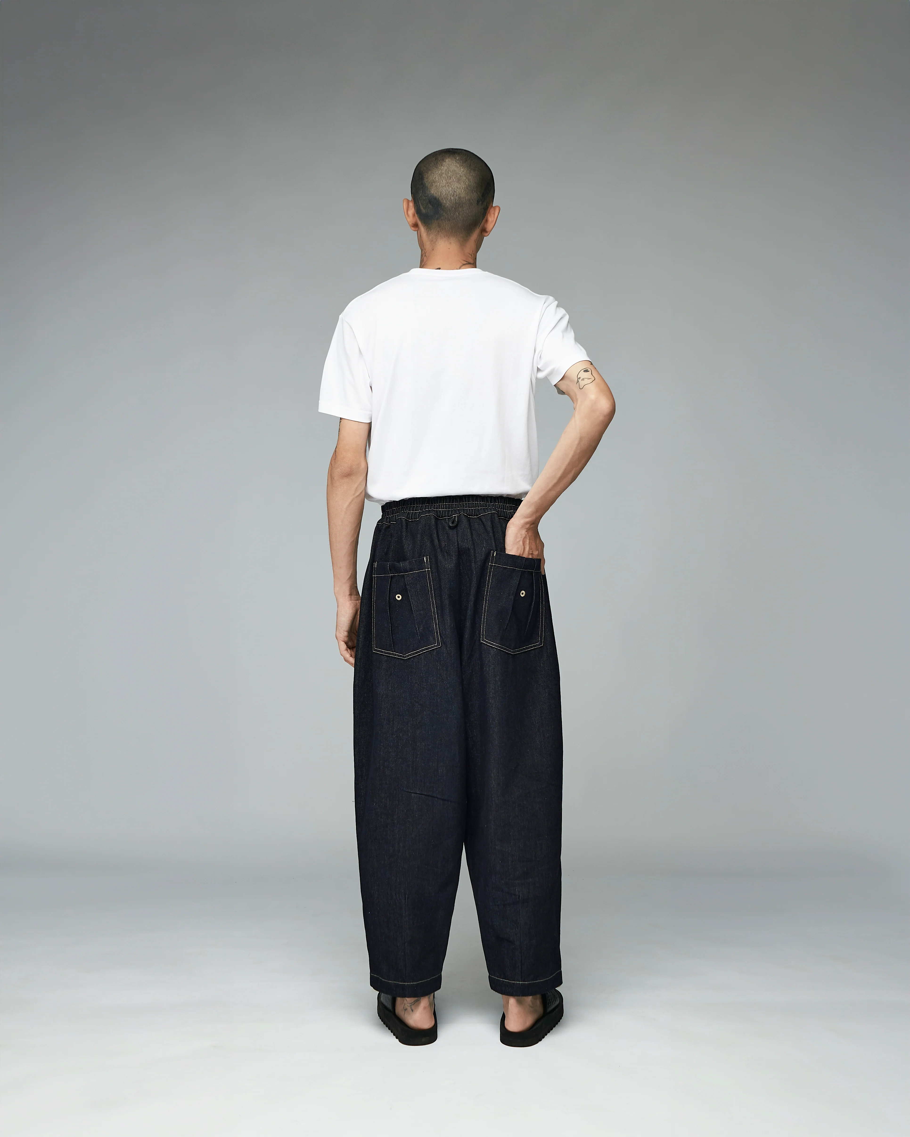 Unisex: The Loose Pants (Black Denim) - Image 5