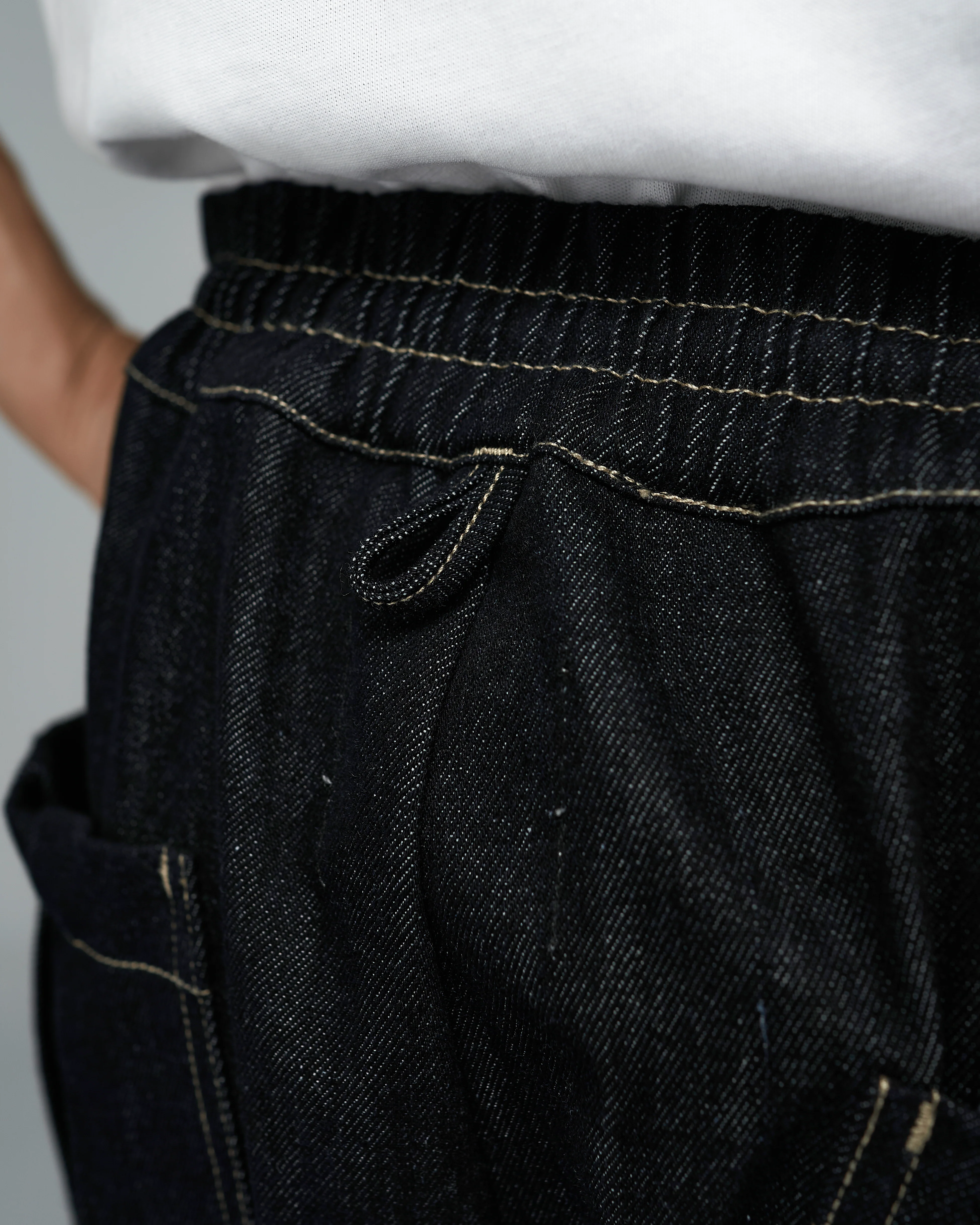 Unisex: The Loose Pants (Black Denim) - Image 9