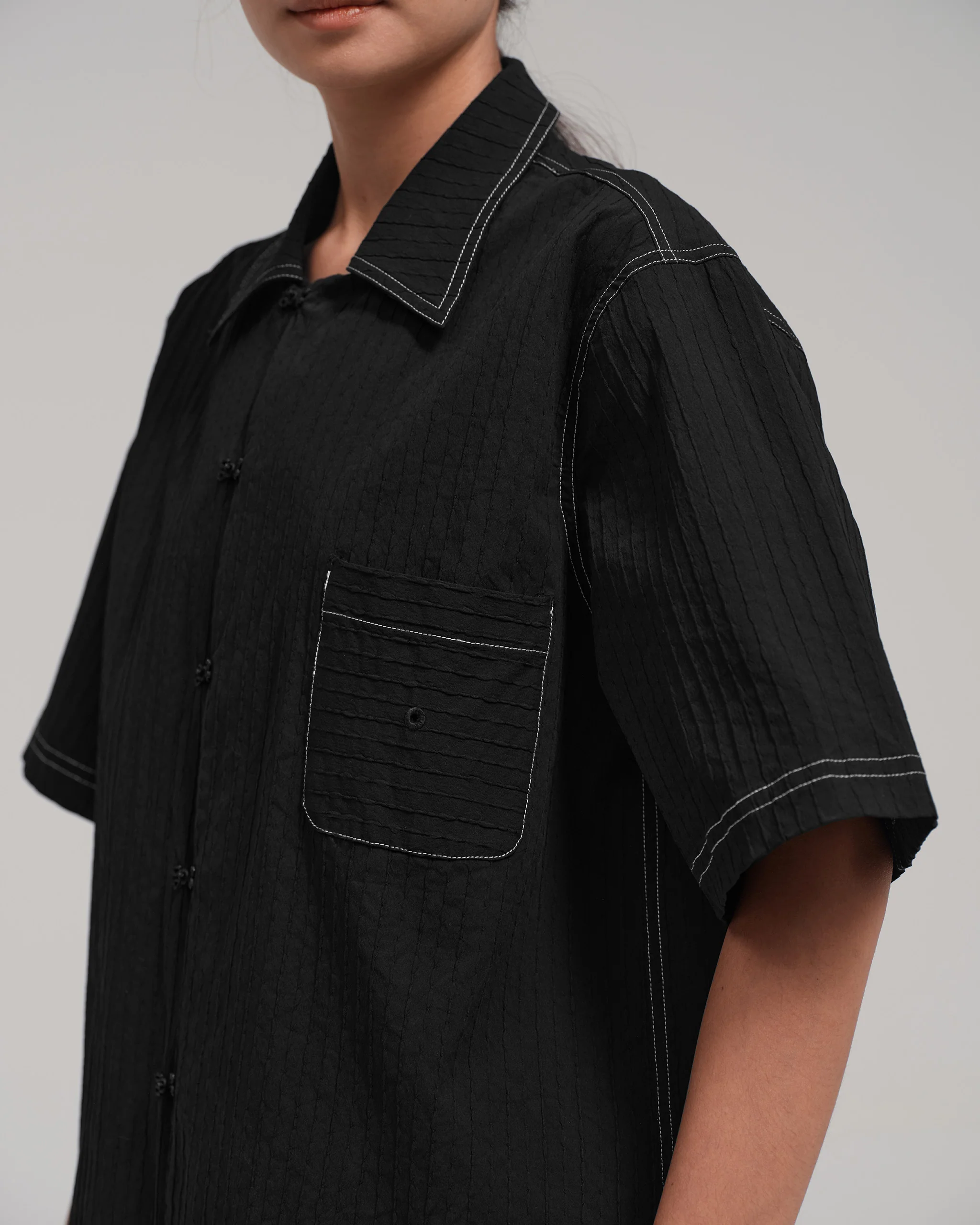 Unisex: The Shirt (Black) - Image 3