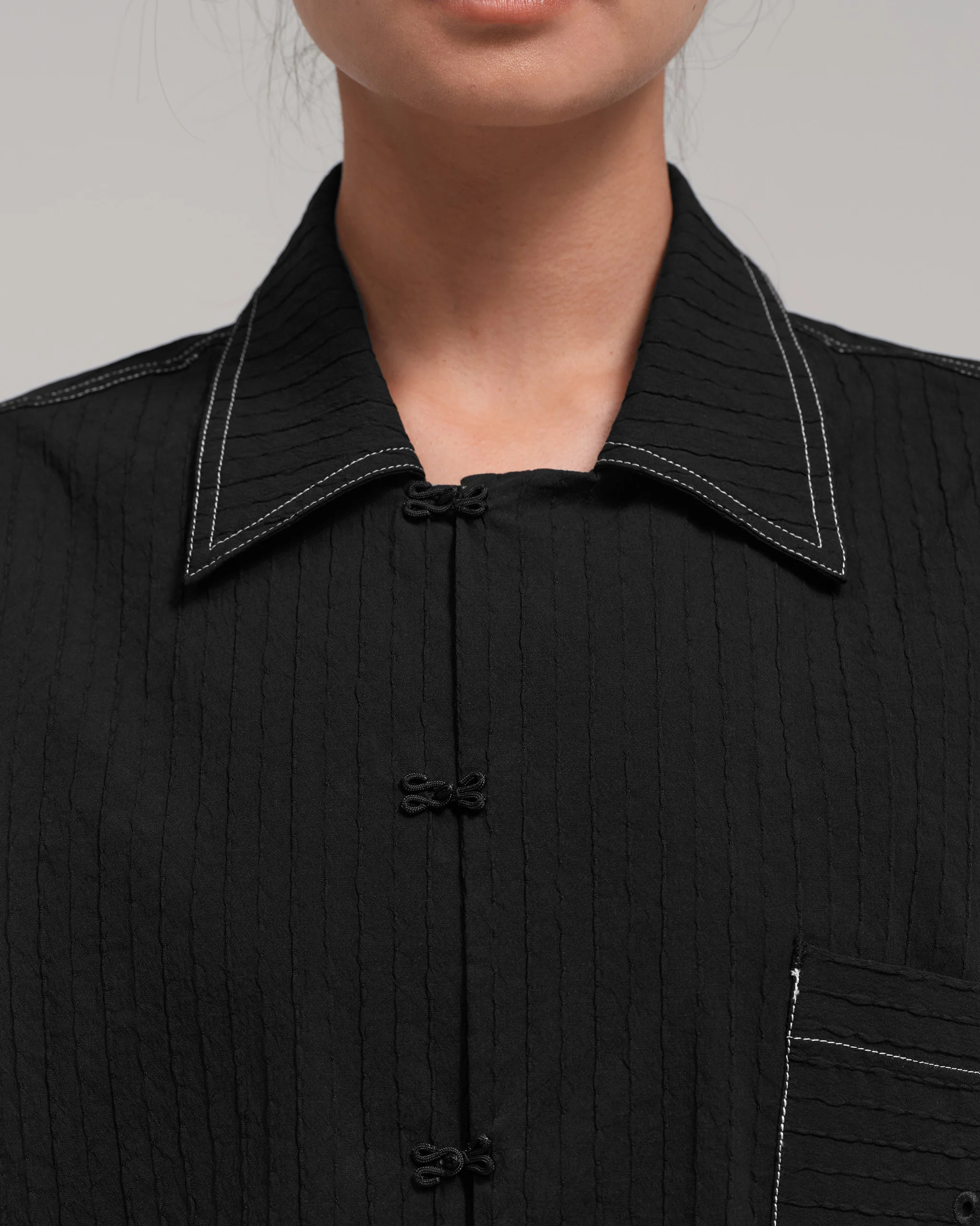 Unisex: The Shirt (Black) - Image 5