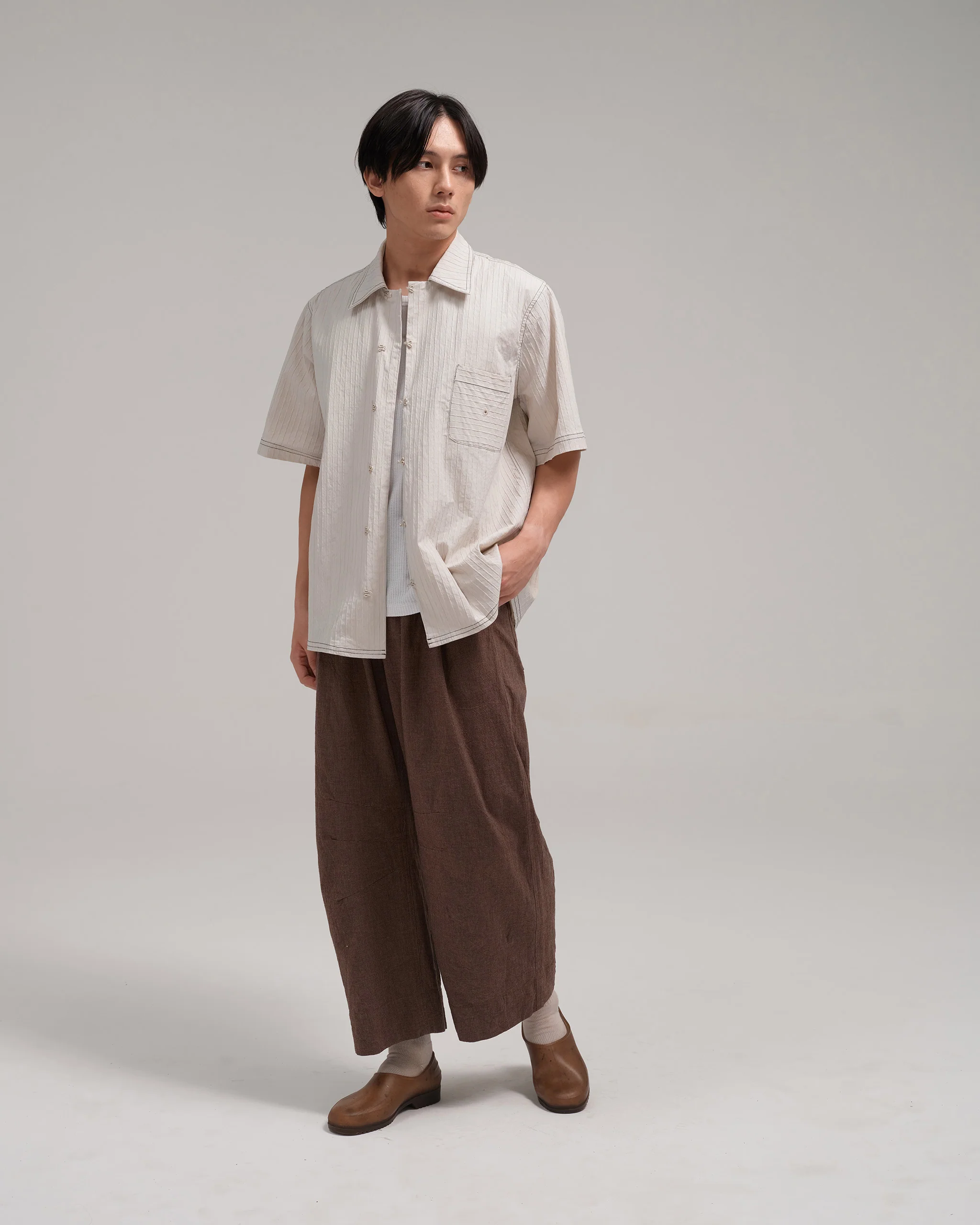 Unisex: The Shirt (Light Grey) - Image 11