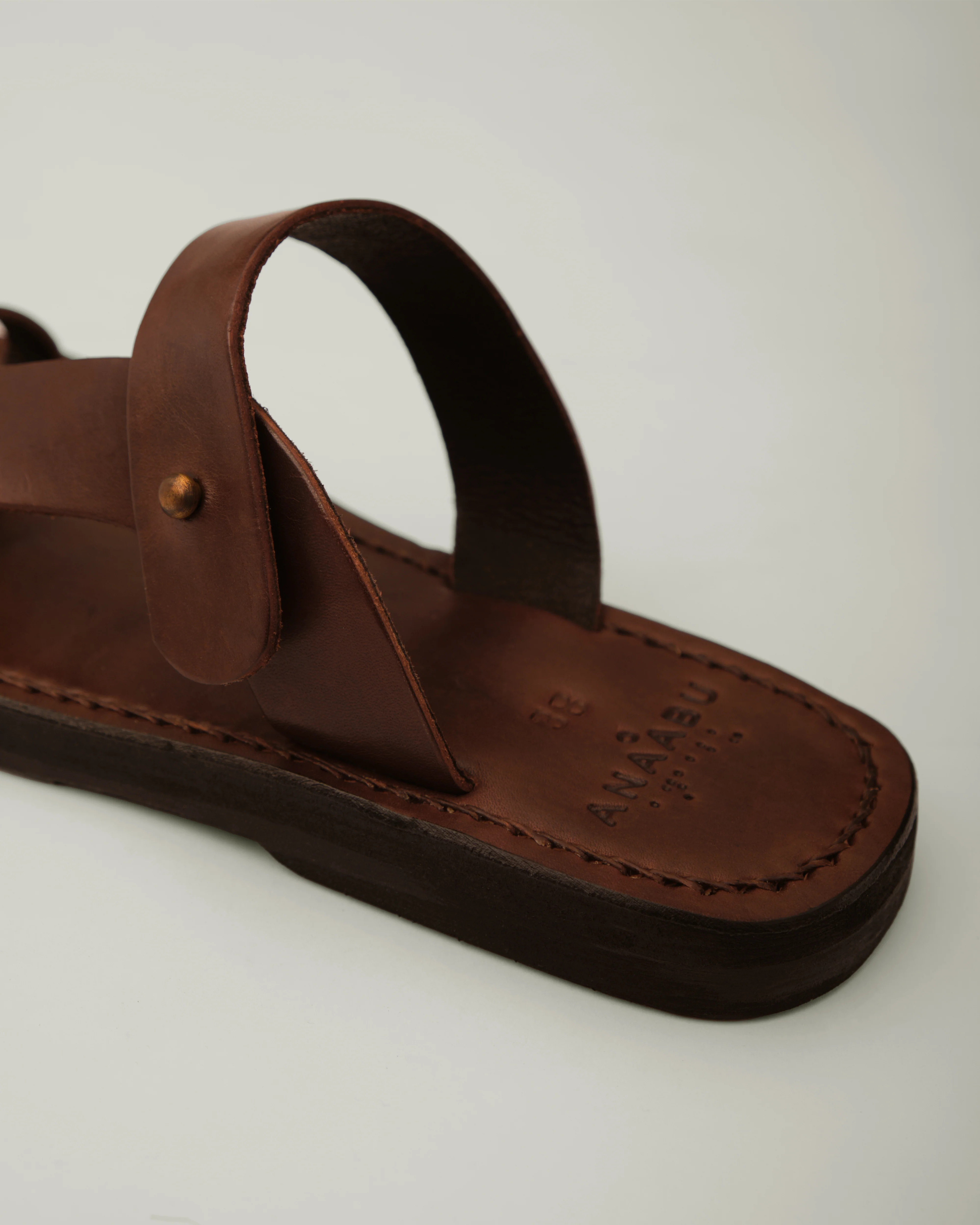 Unisex: The Loop Sandal (Brown) - Image 4